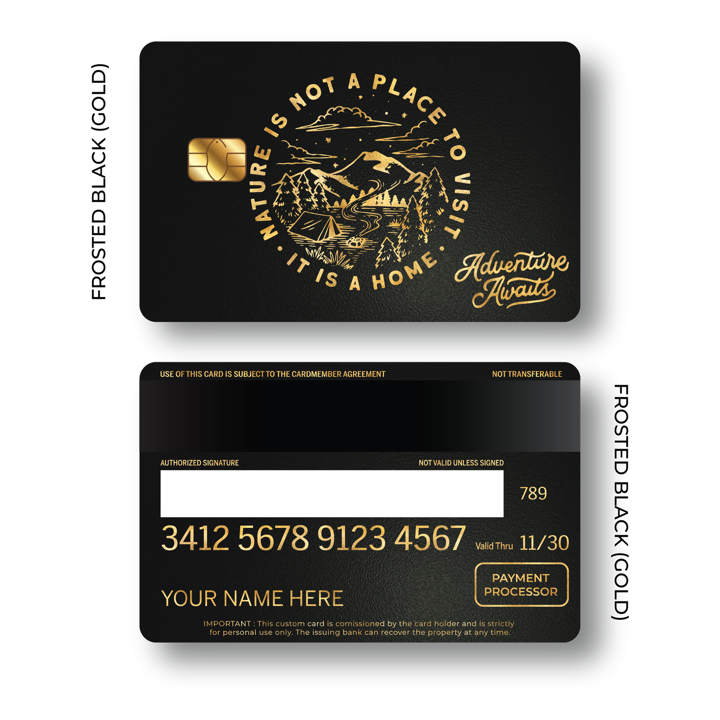 Metal Card Adventure Awaits