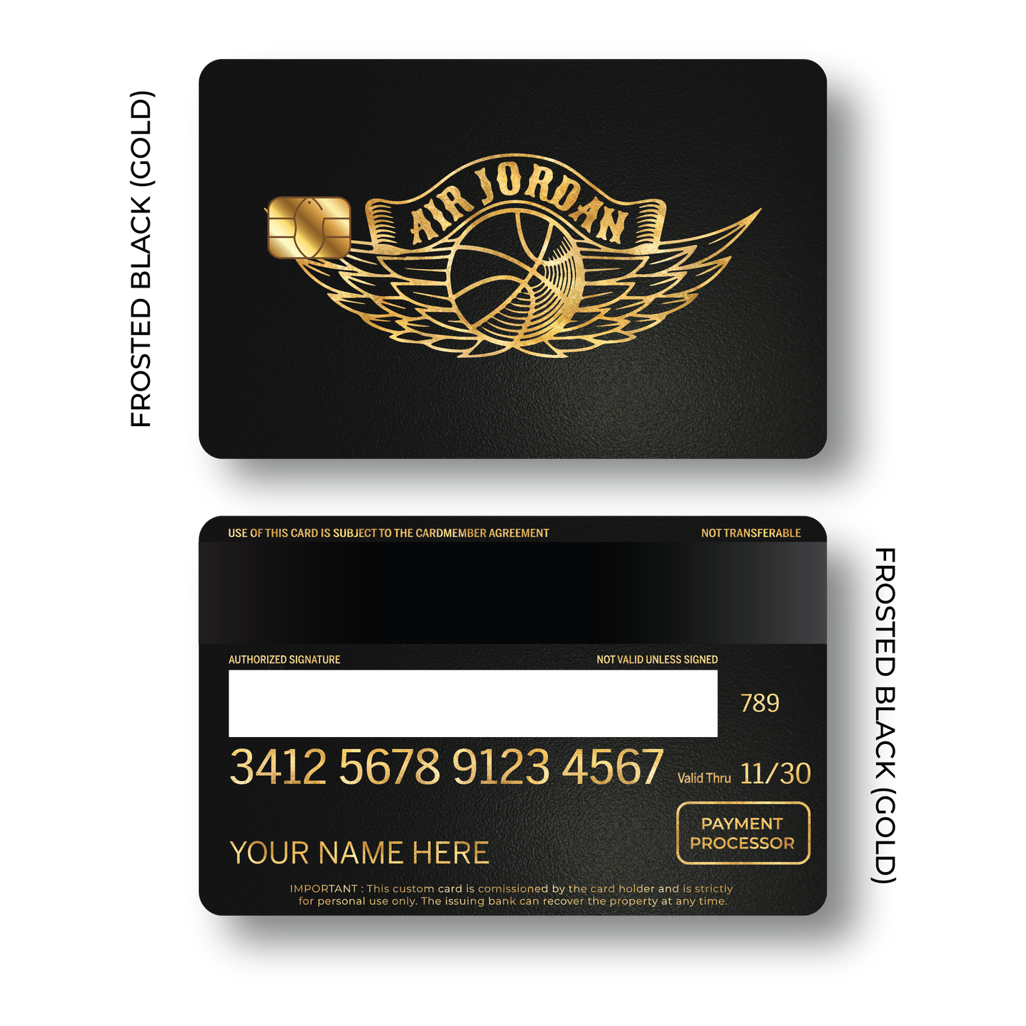 Metal Card Air Jordan
