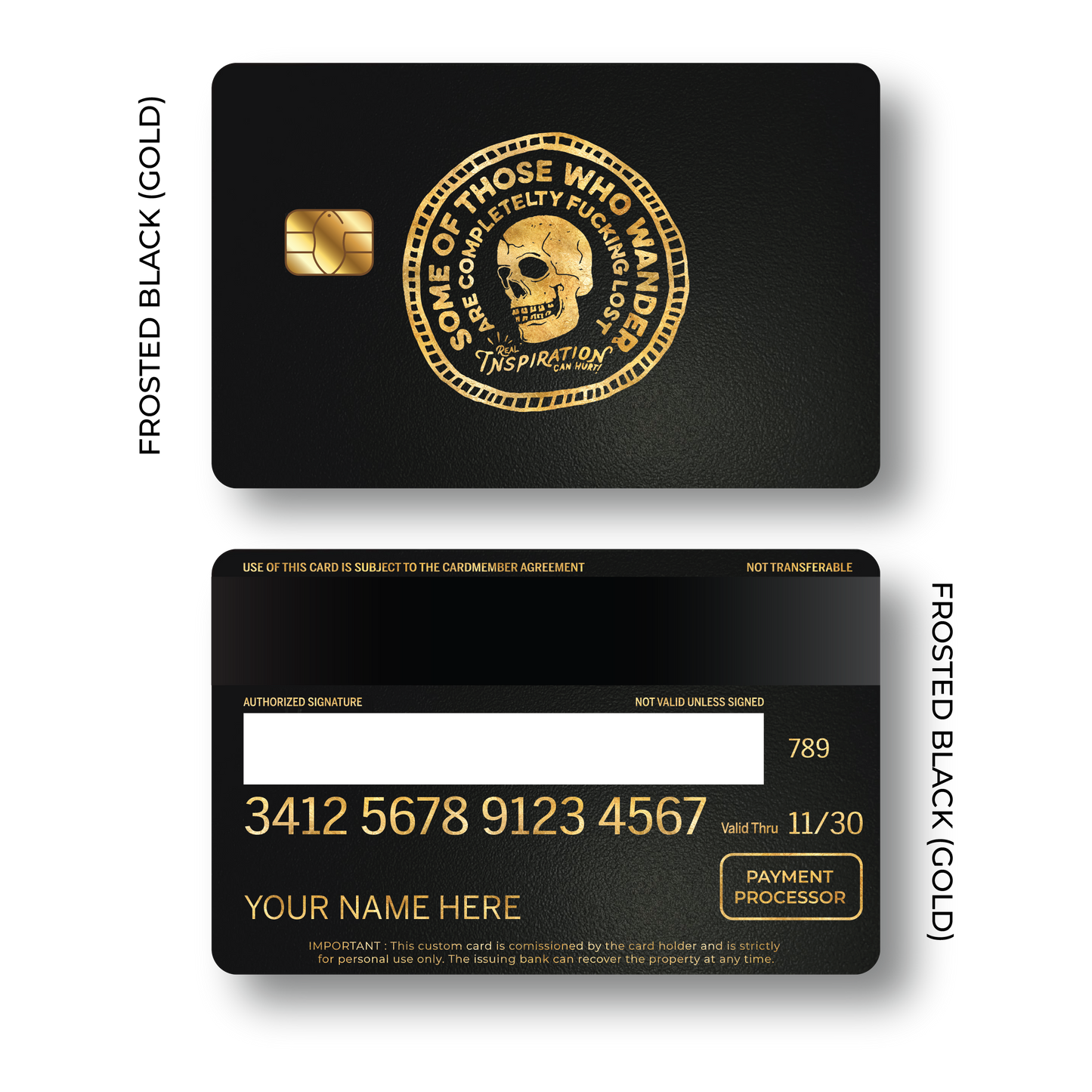 Metal Card Lost Wanderer