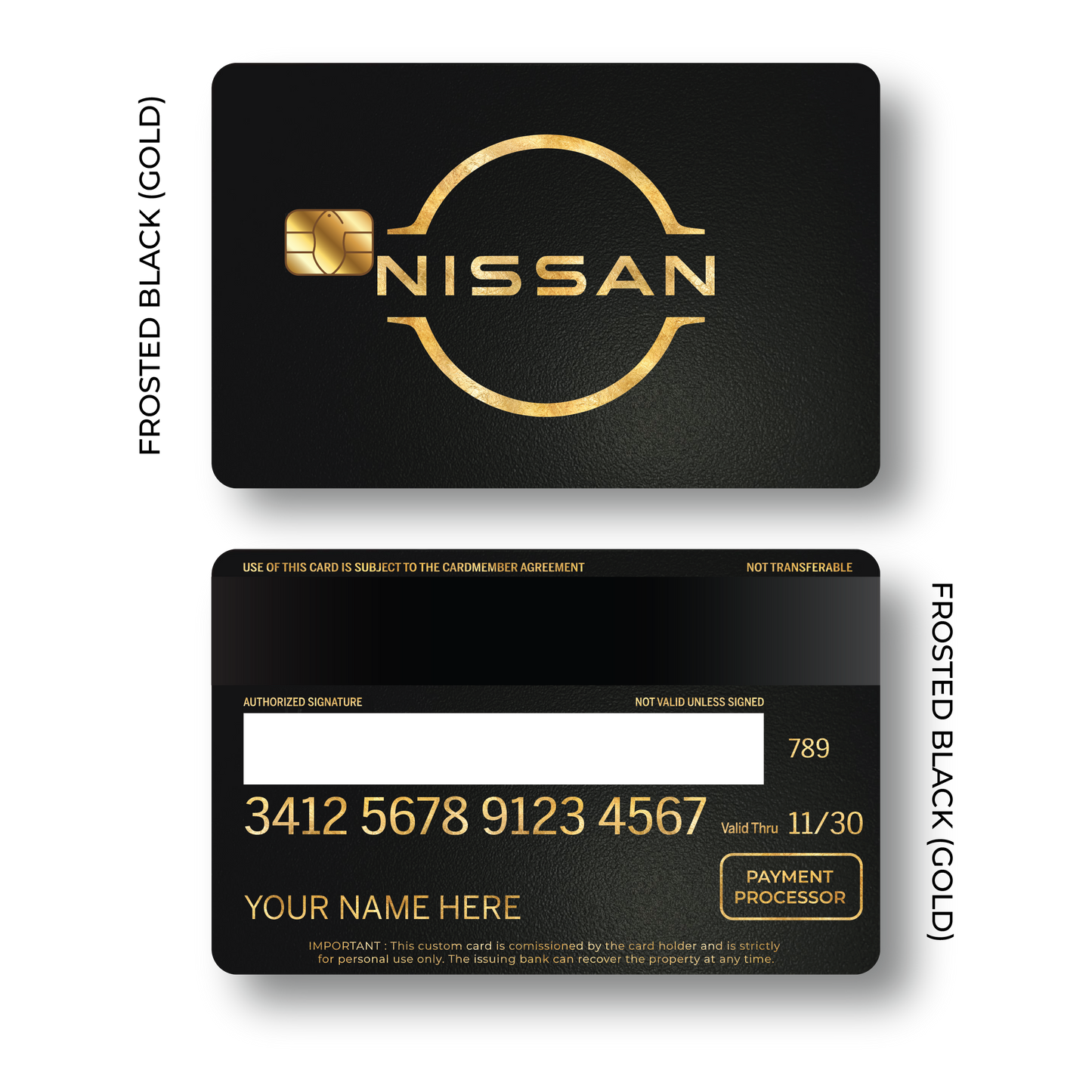 Metal Card Nissan