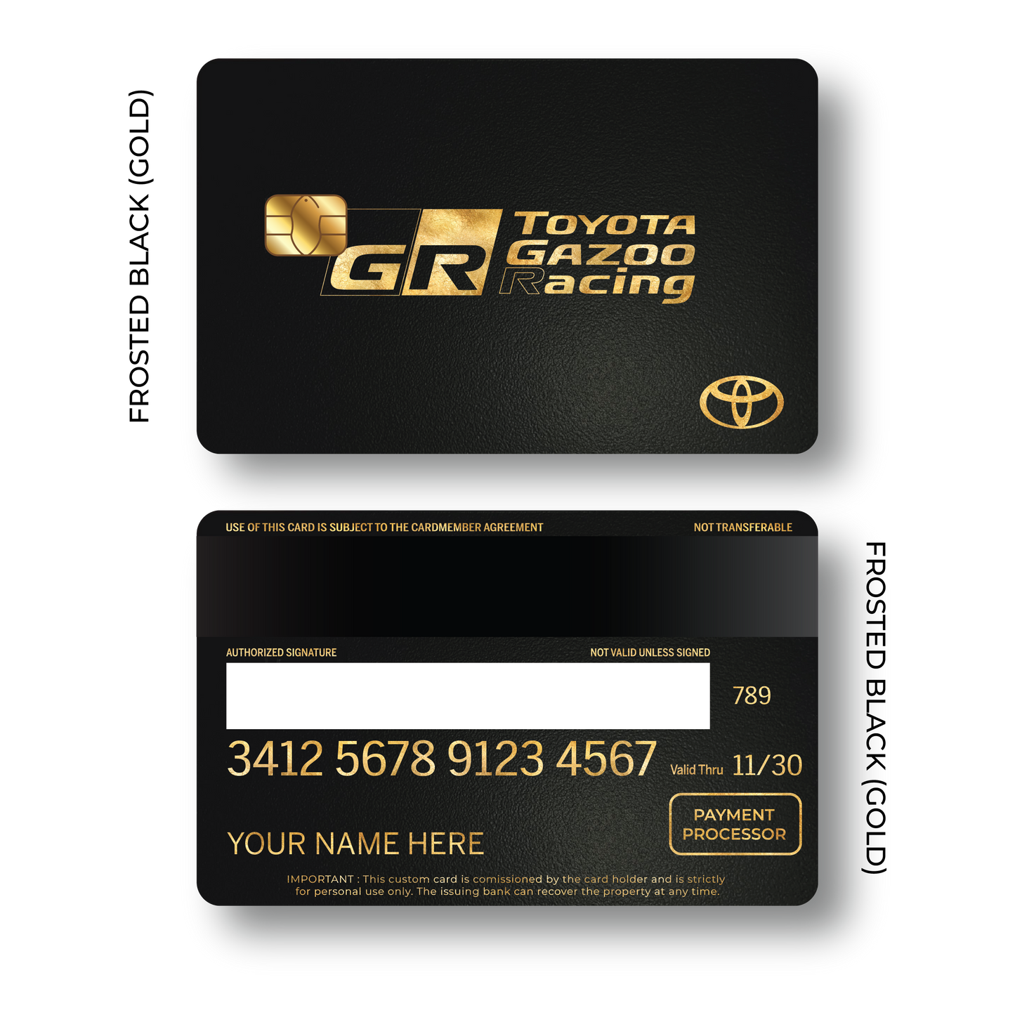 Metal Card Tóyota