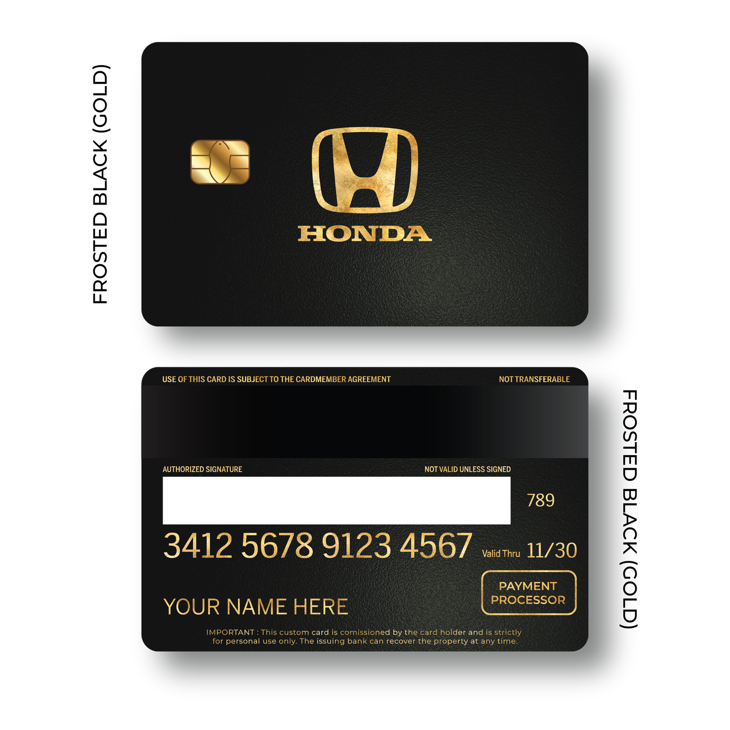 Metal Card Hondá