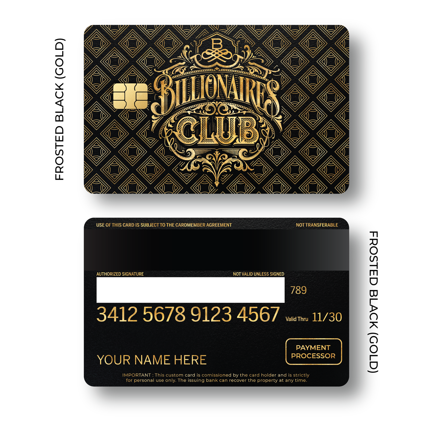 Metal Card Billionaires Club