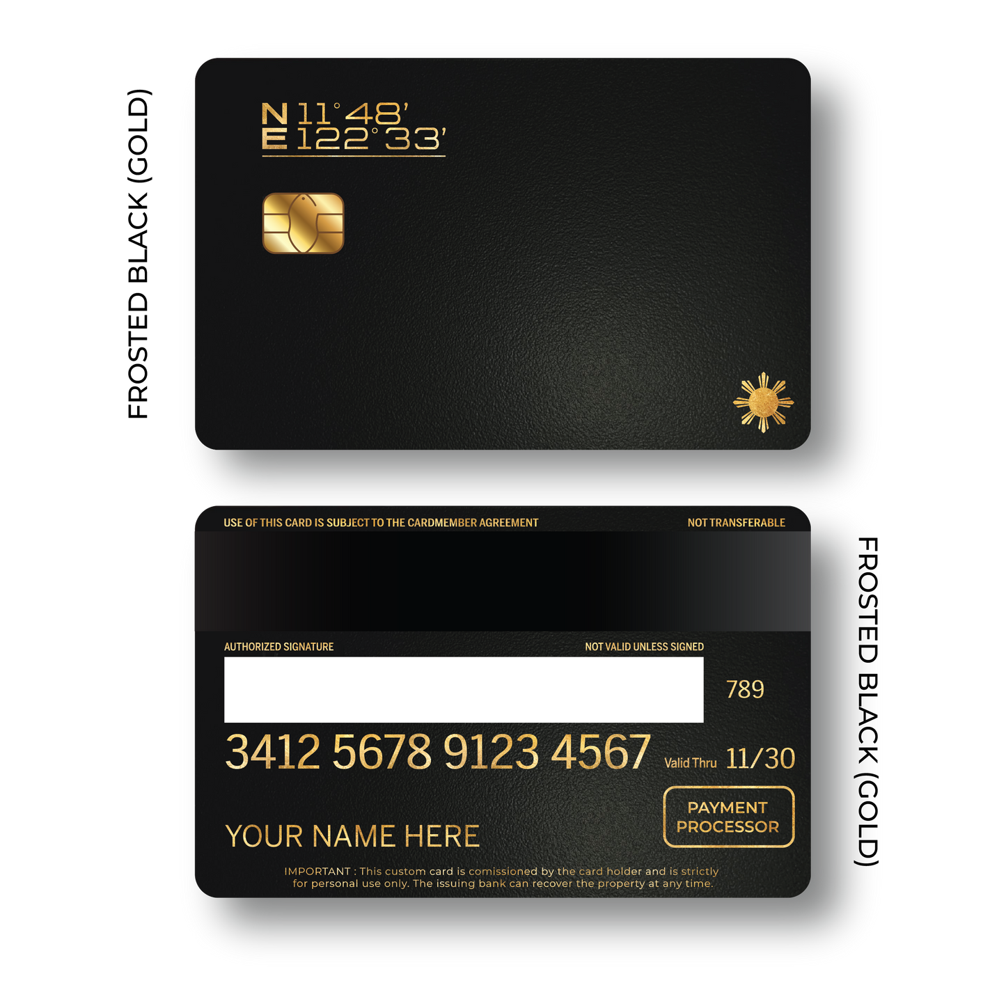 Metal Card Pilipinas Pride