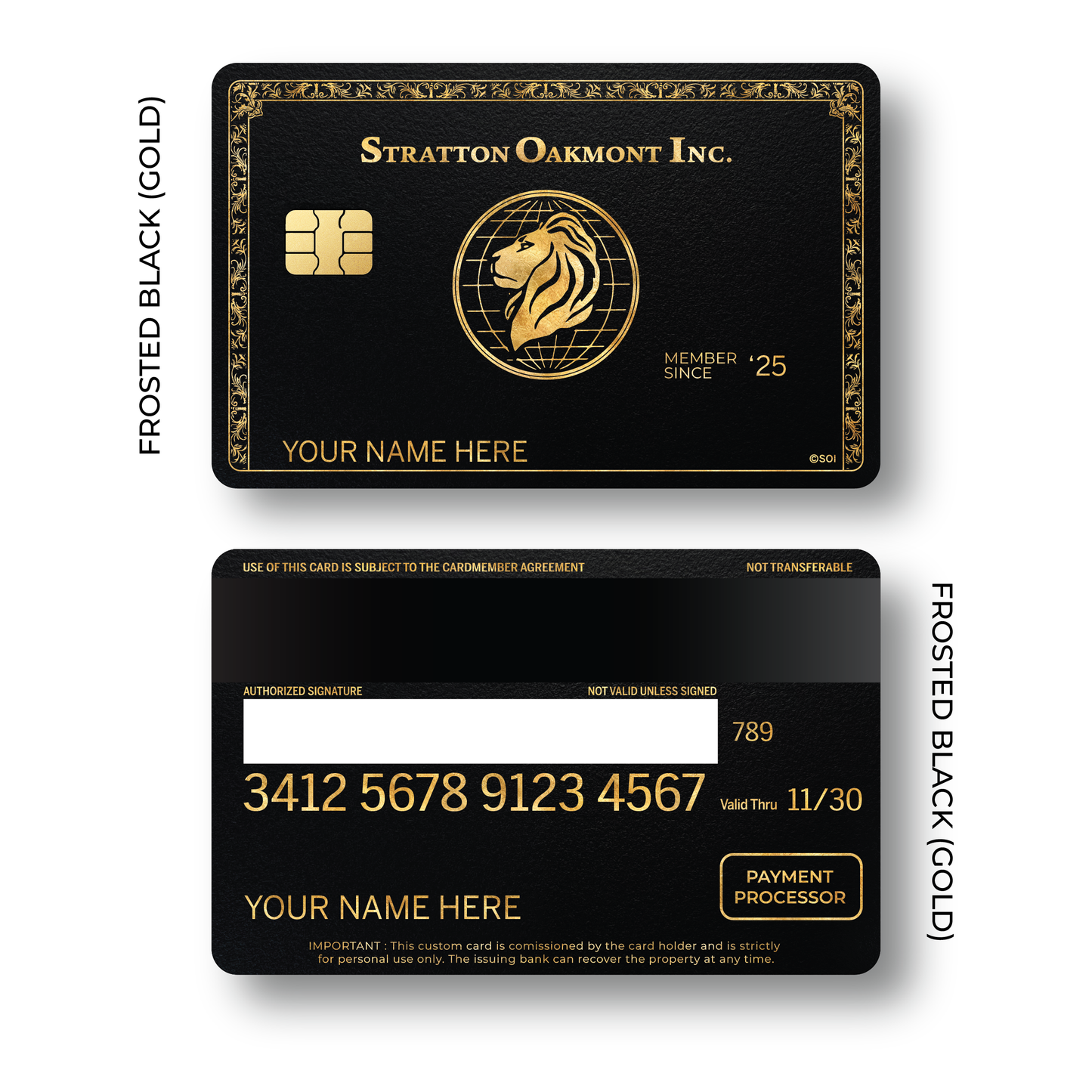 Metal Card Straton Oakmont