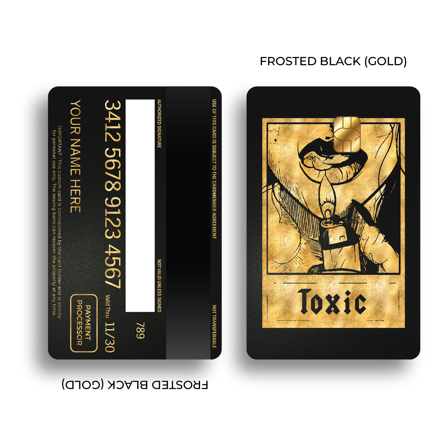 Metal Card Toxic Love