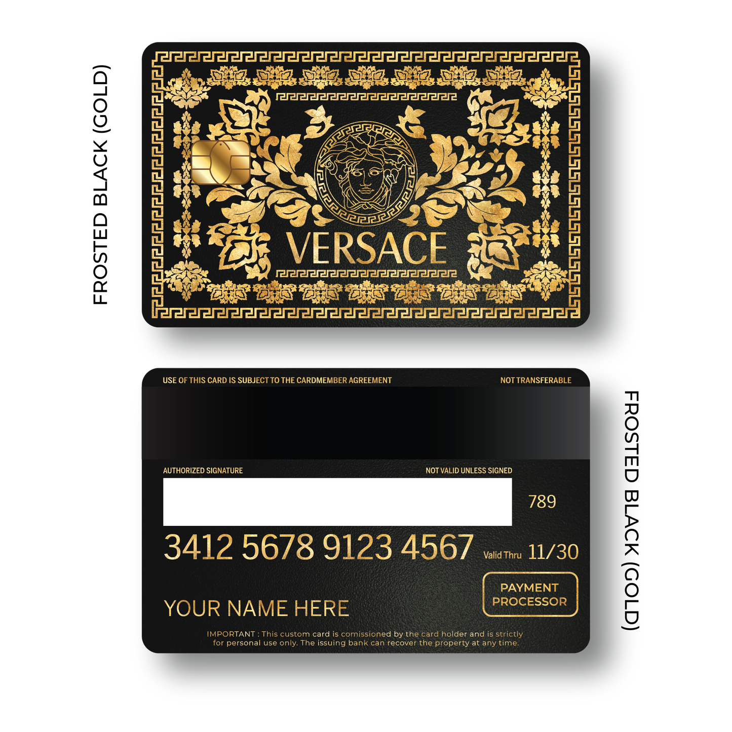 Metal Card Medusa