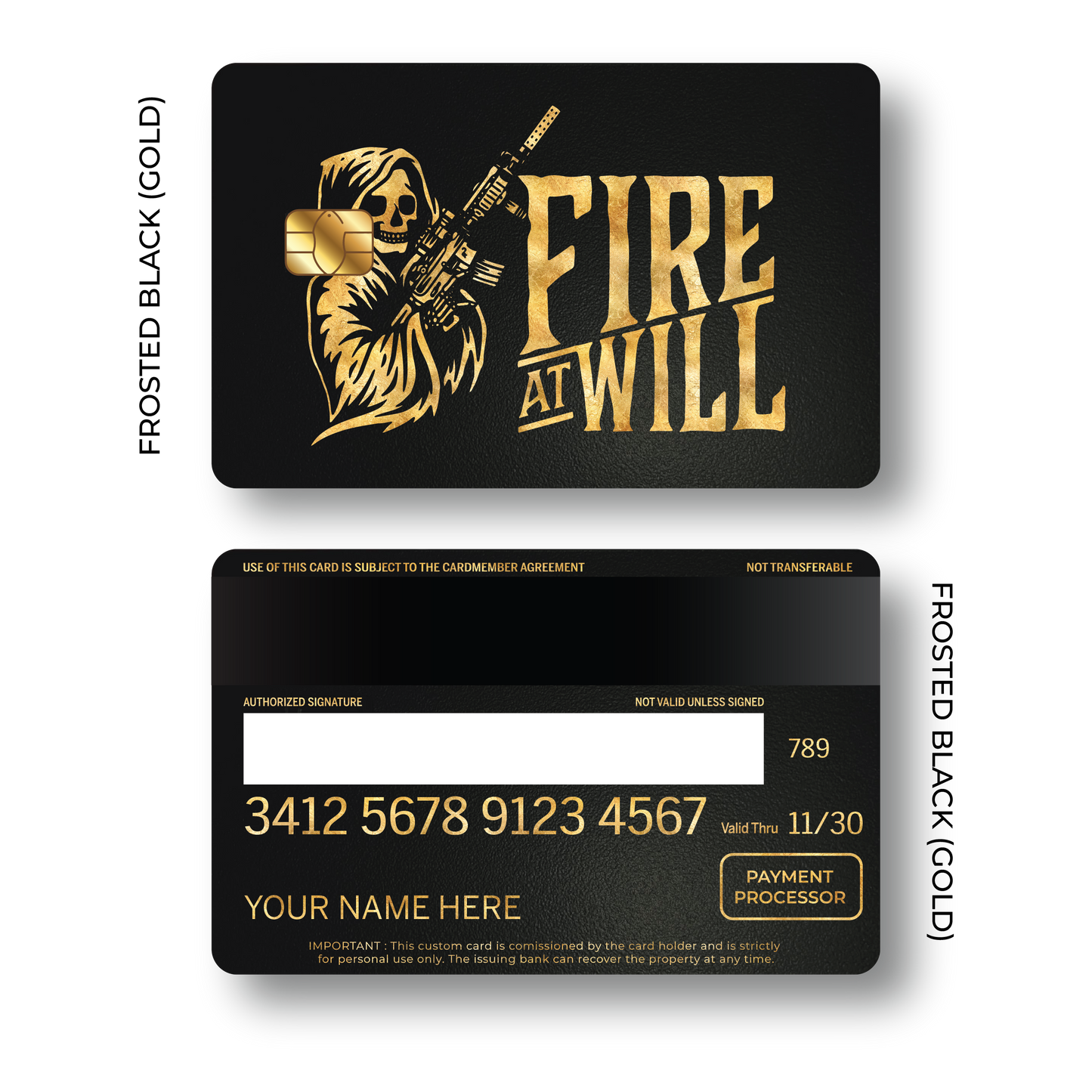 Metal Card Fire at Will
