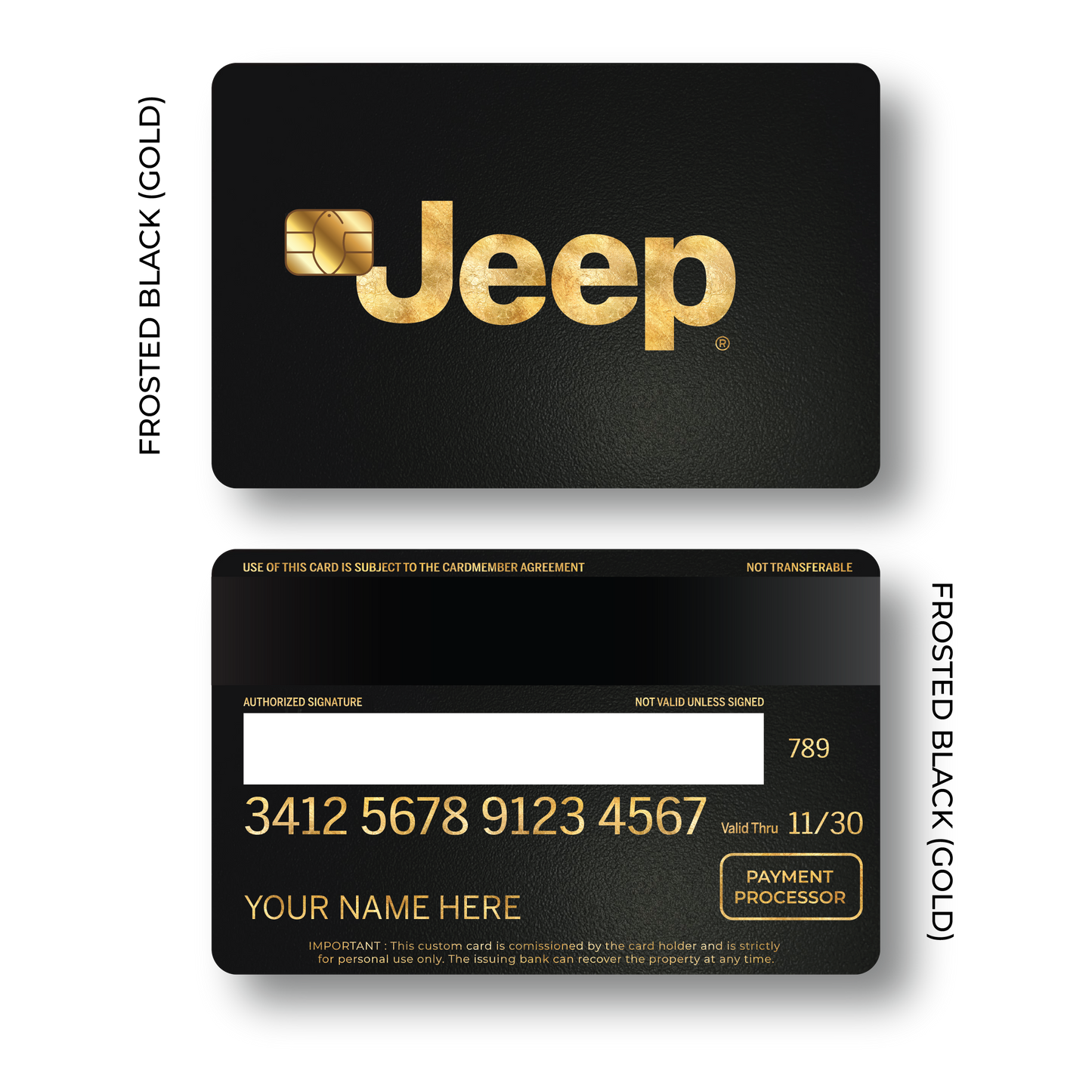 Metal Card Jeép