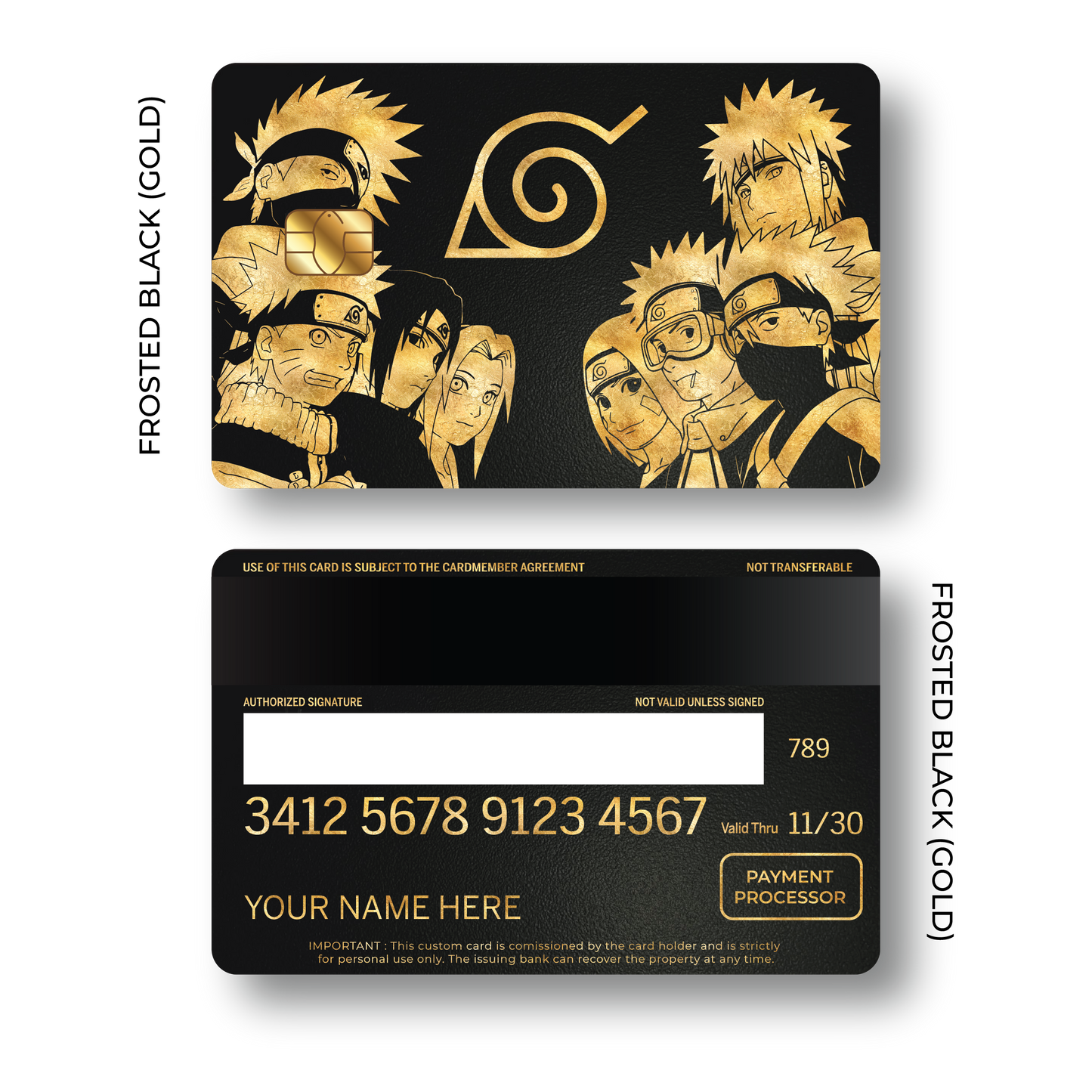Metal Card Naruto Group