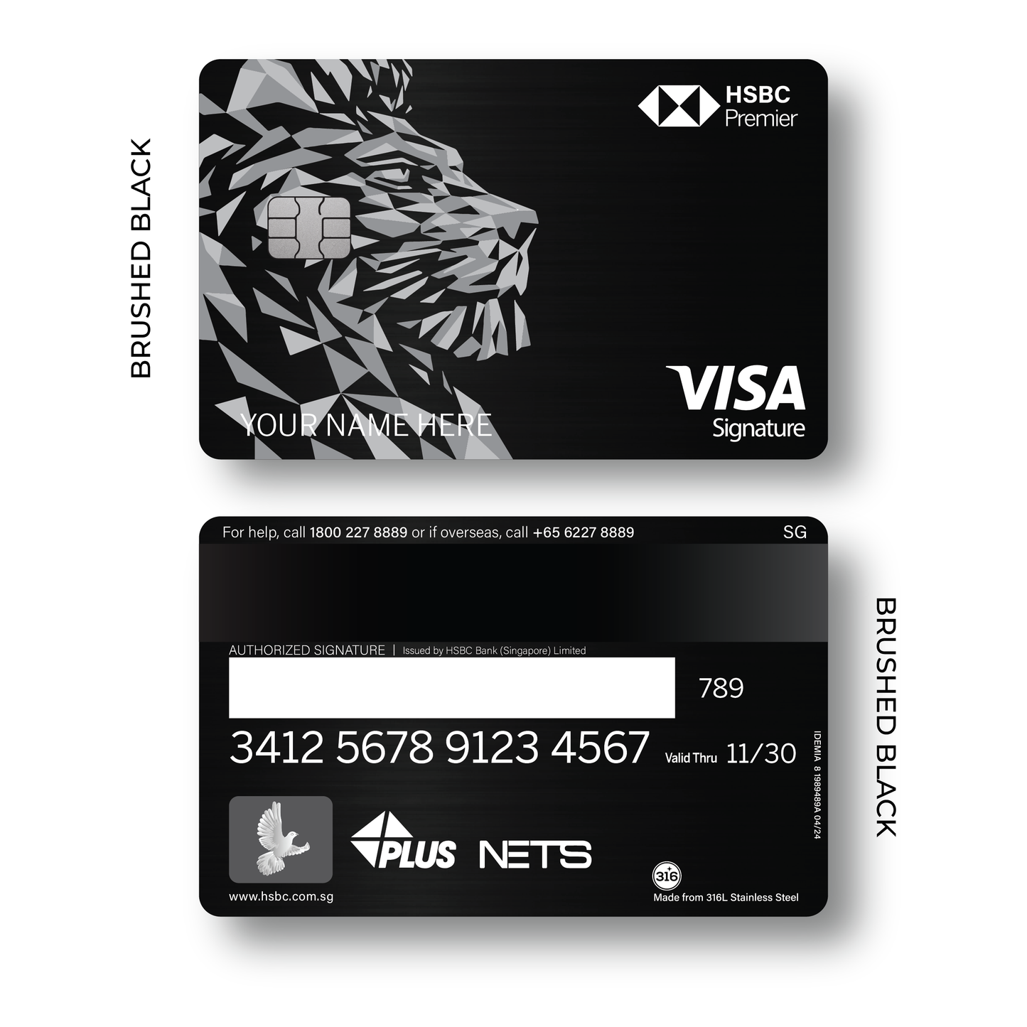 Metal Card HSBC Premier