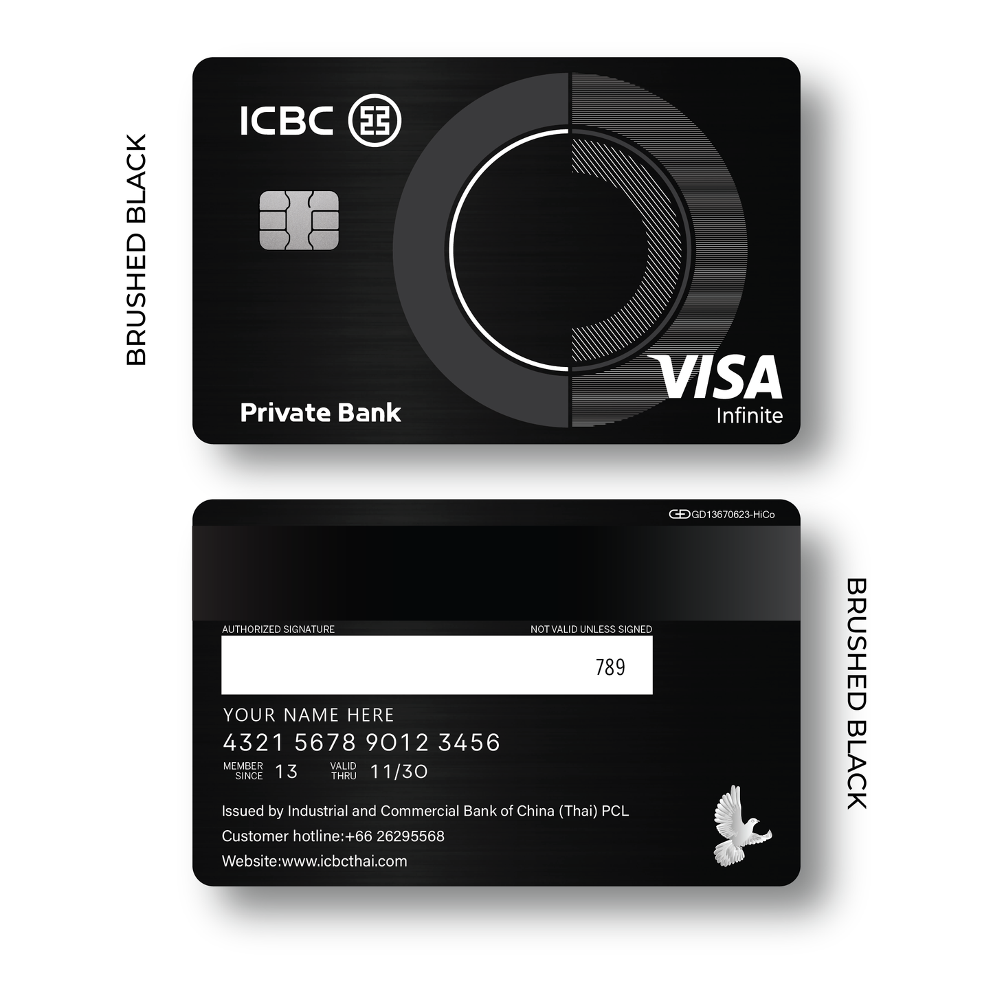 Metal Card ICBC Private Bank