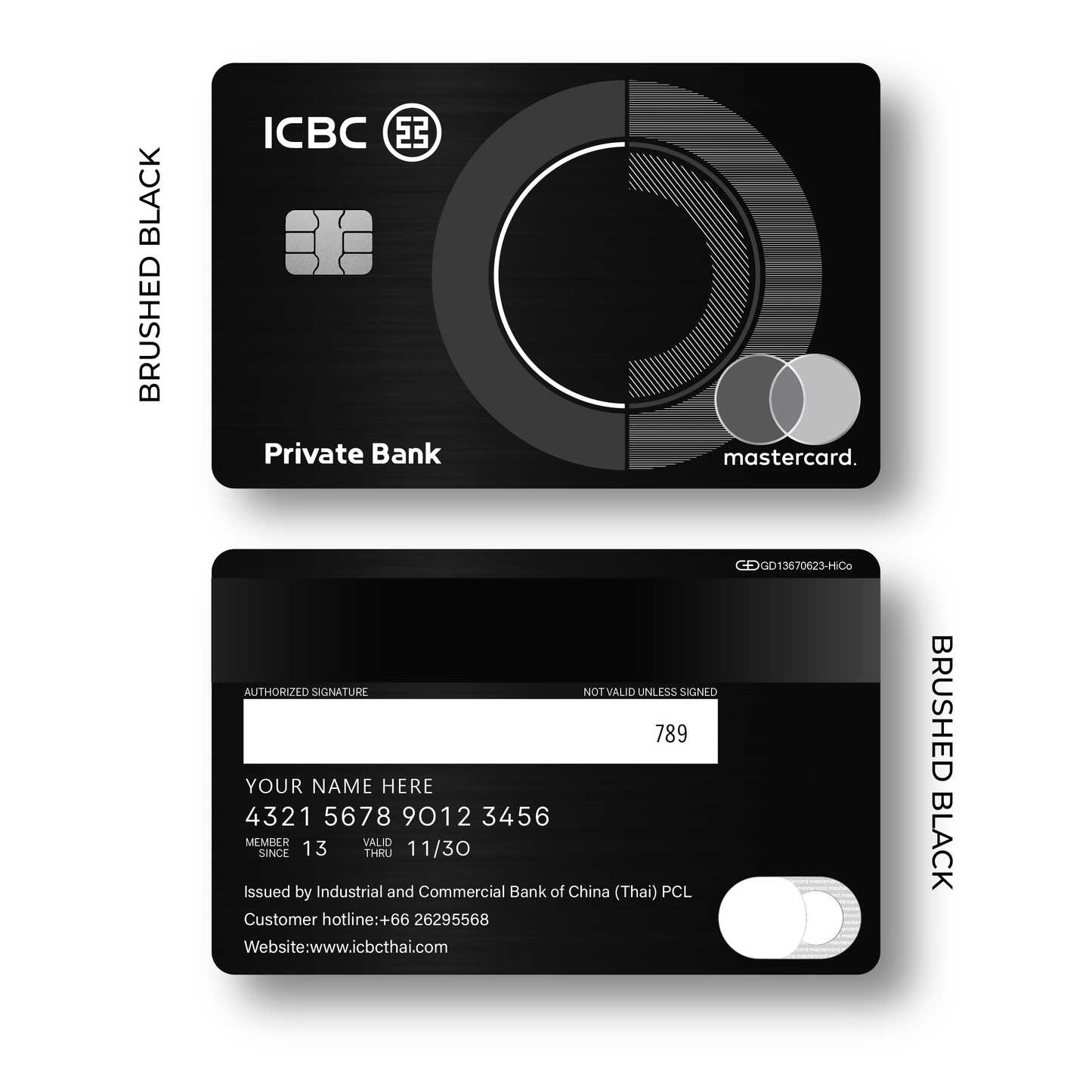 Metal Card ICBC Private Bank