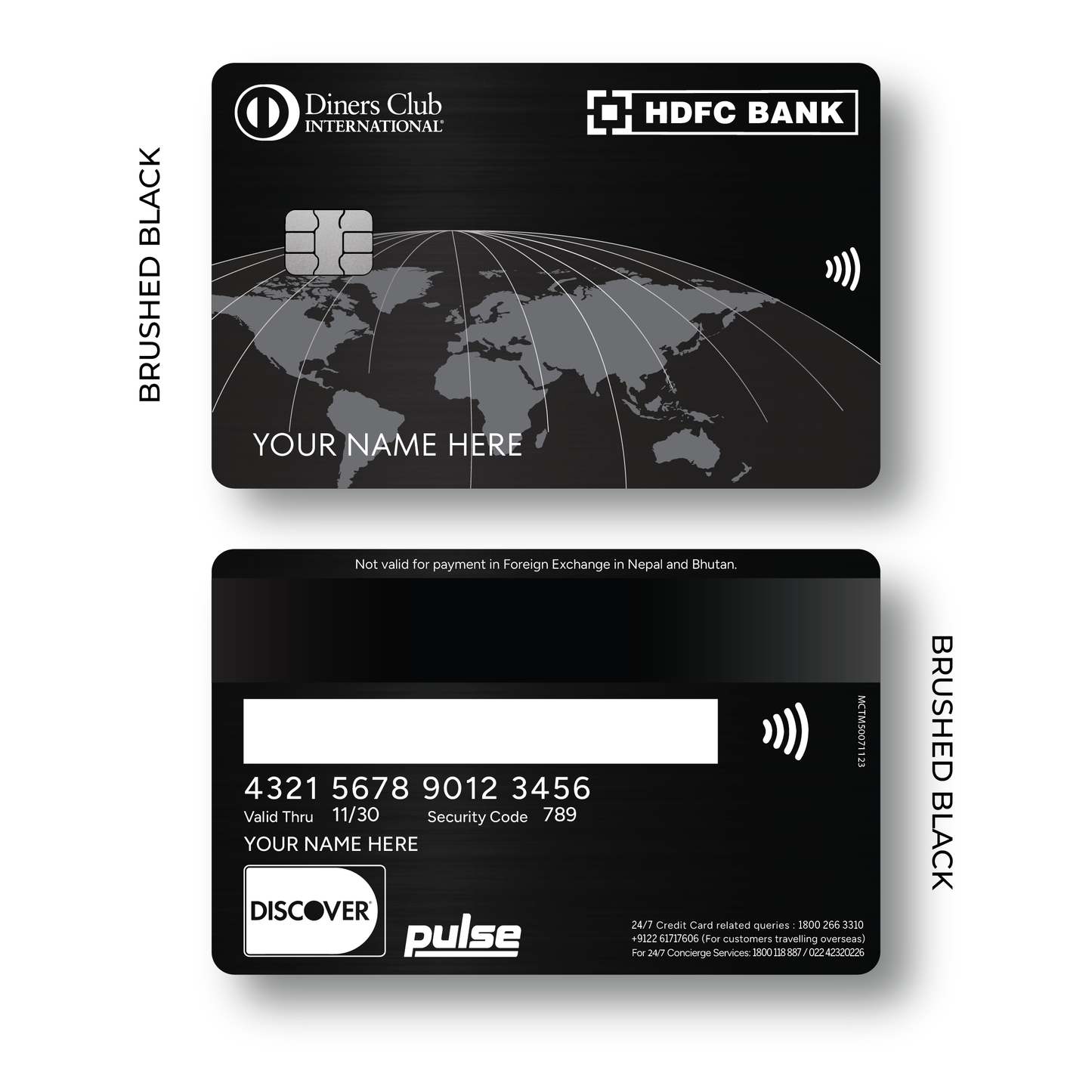Metal Card Diners Club