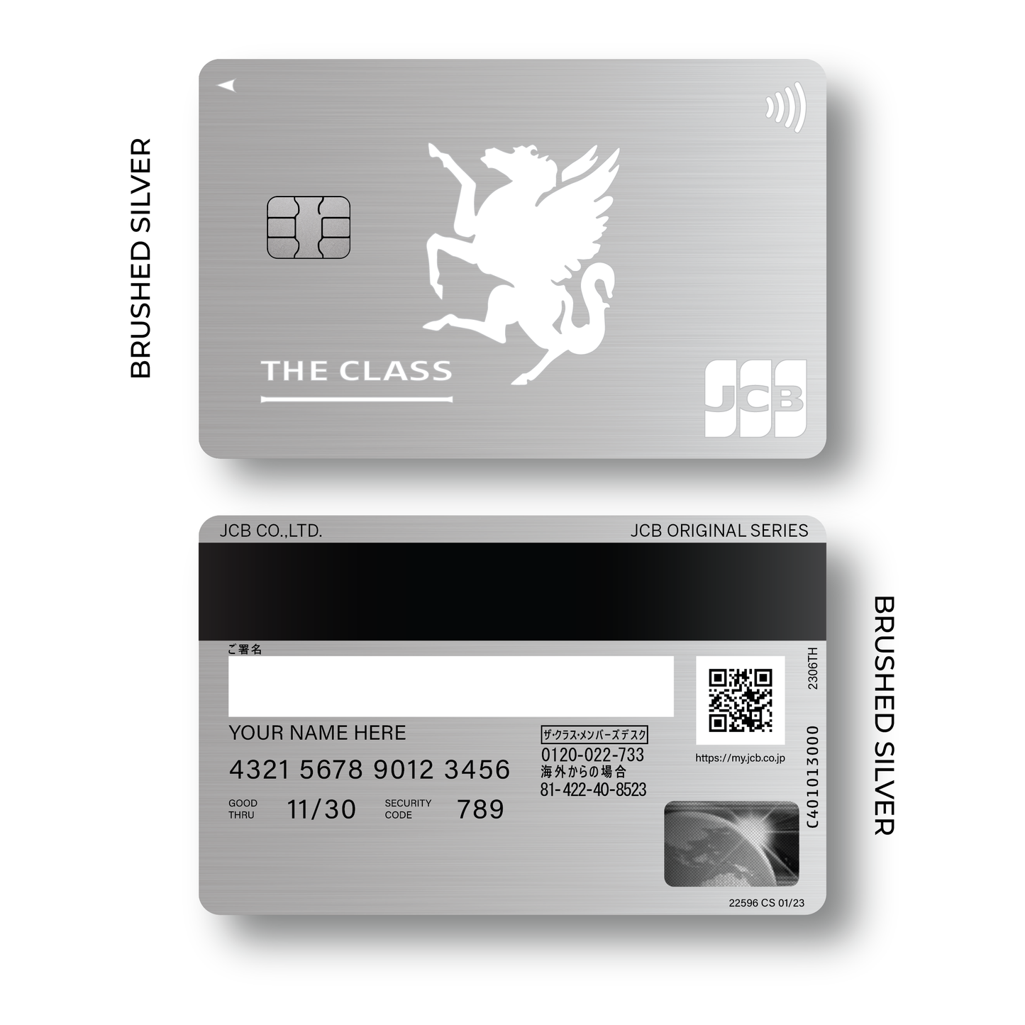 Metal Card JCB The Class