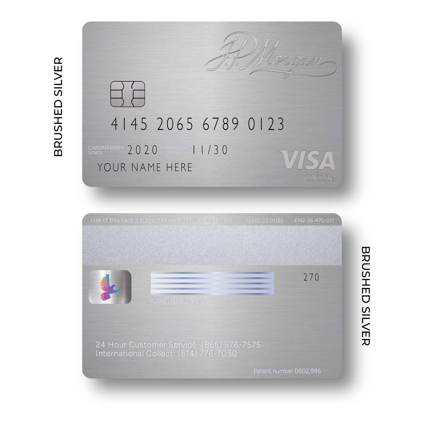 Metal Card JP Morgan Reserve ( 1:1 Premium )