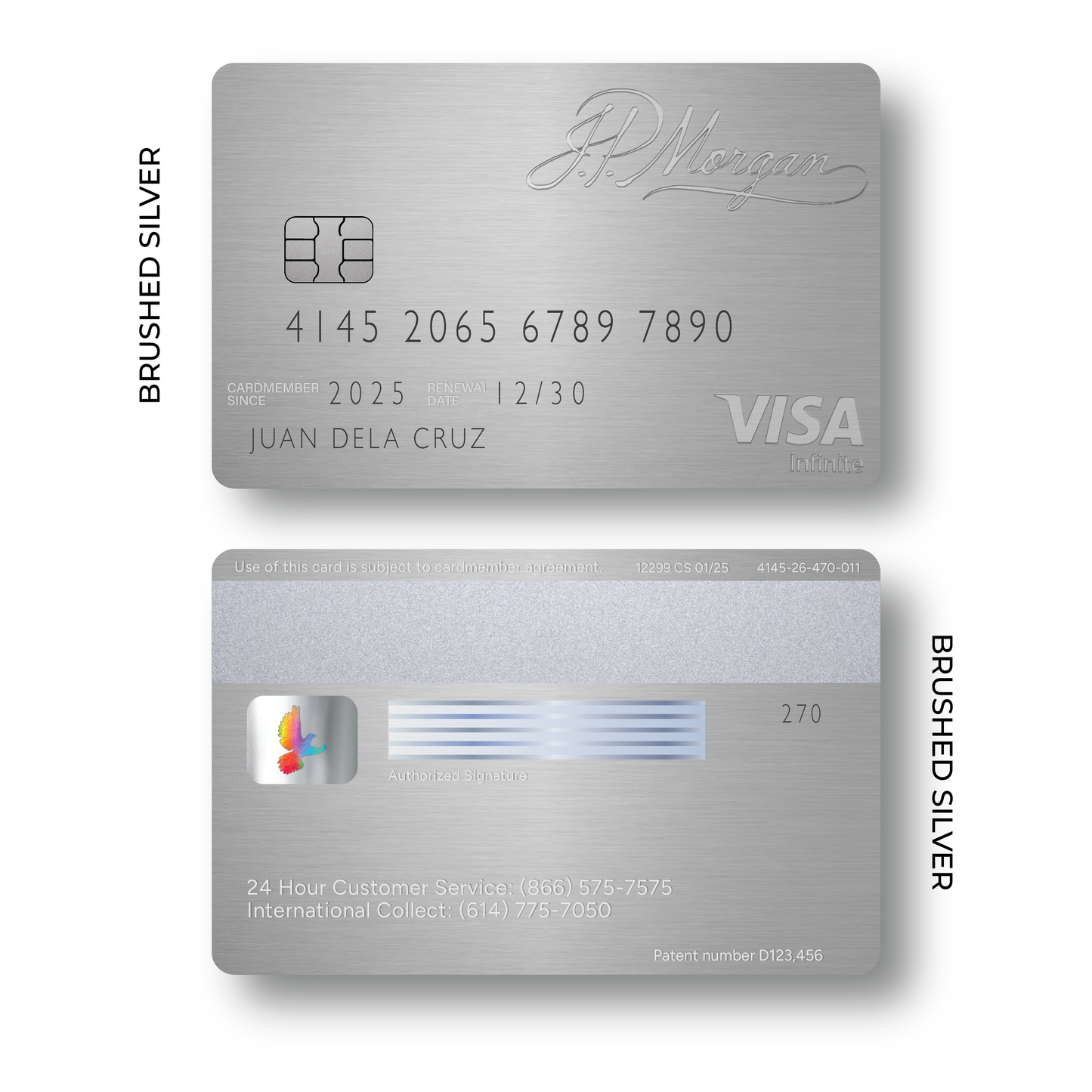 Metal Card 1:1 JP Morgan Reserve