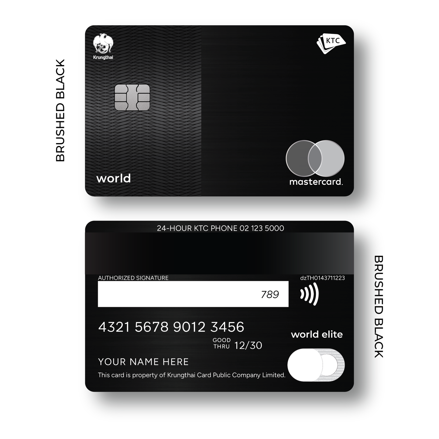 Metal Card KTC World Mastercard