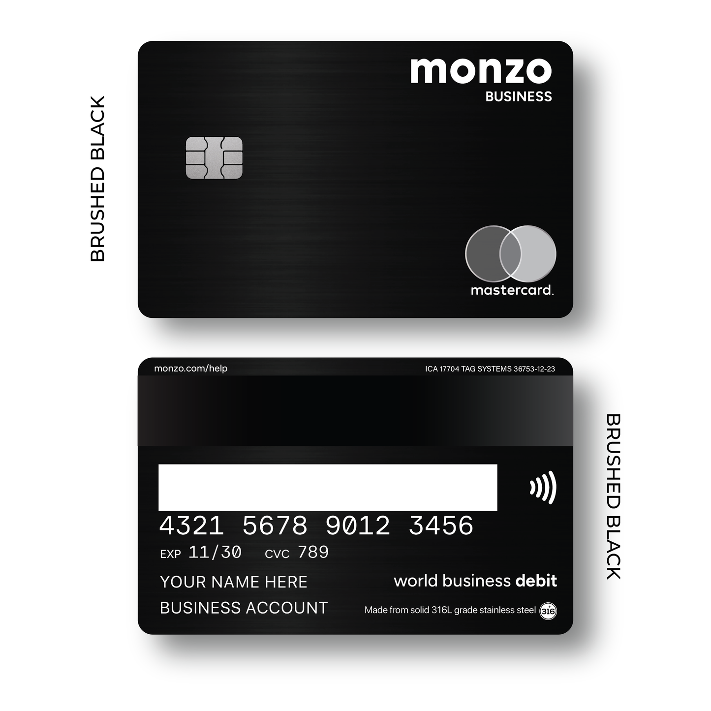 Metal Card Monzo Business