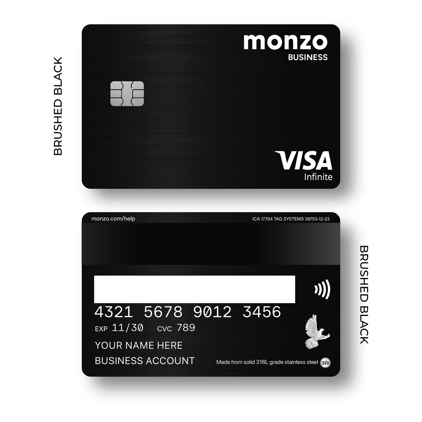Metal Card Monzo Business