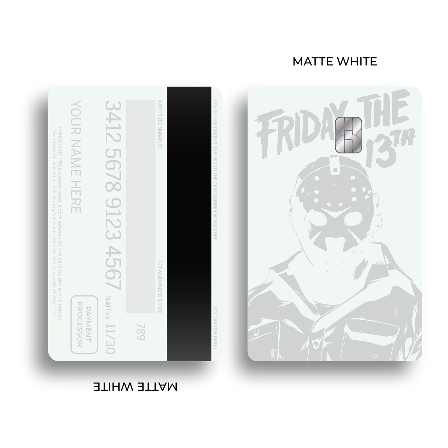 Metal Card Friday the 13th