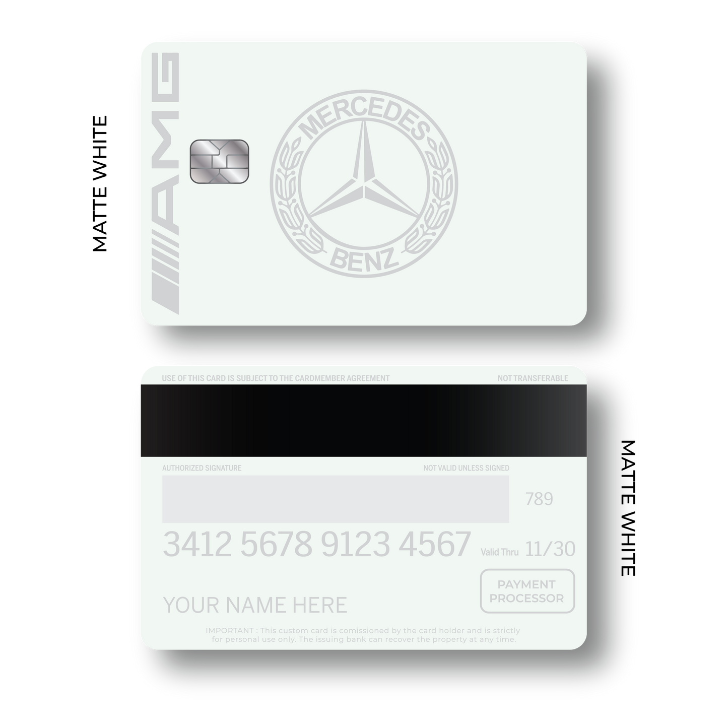 Metal Card Mercedés Bénz