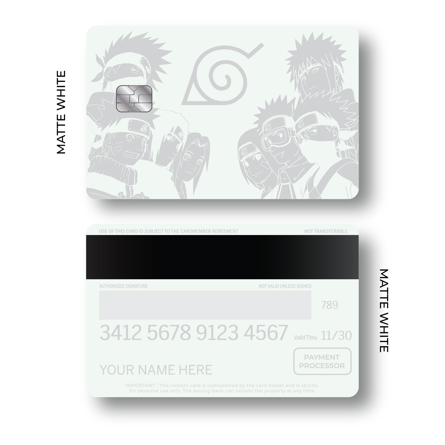 Metal Card Naruto Group