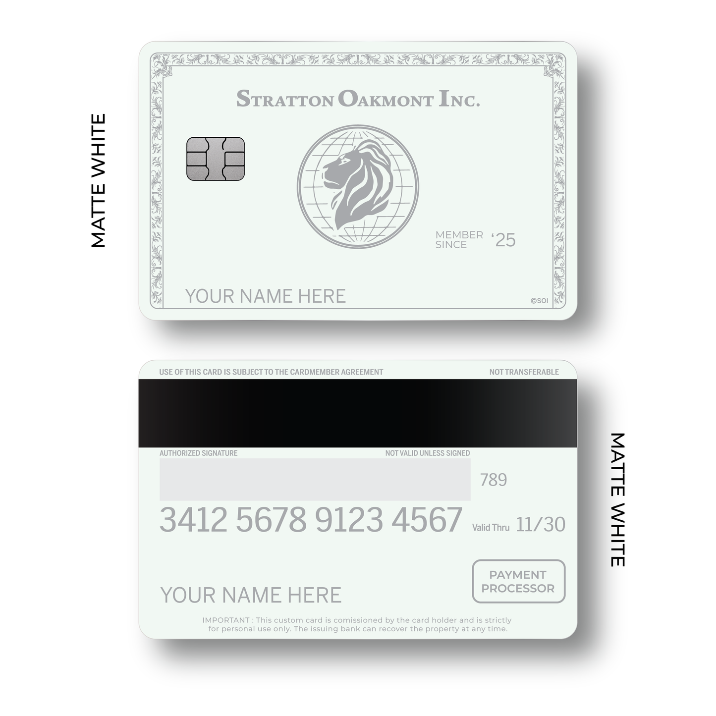 Metal Card Straton Oakmont