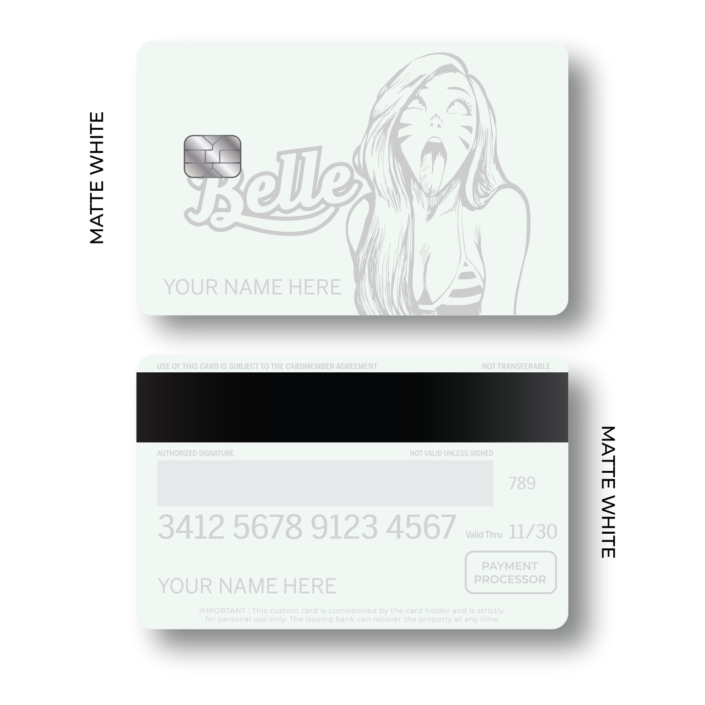 Metal Card Belle D