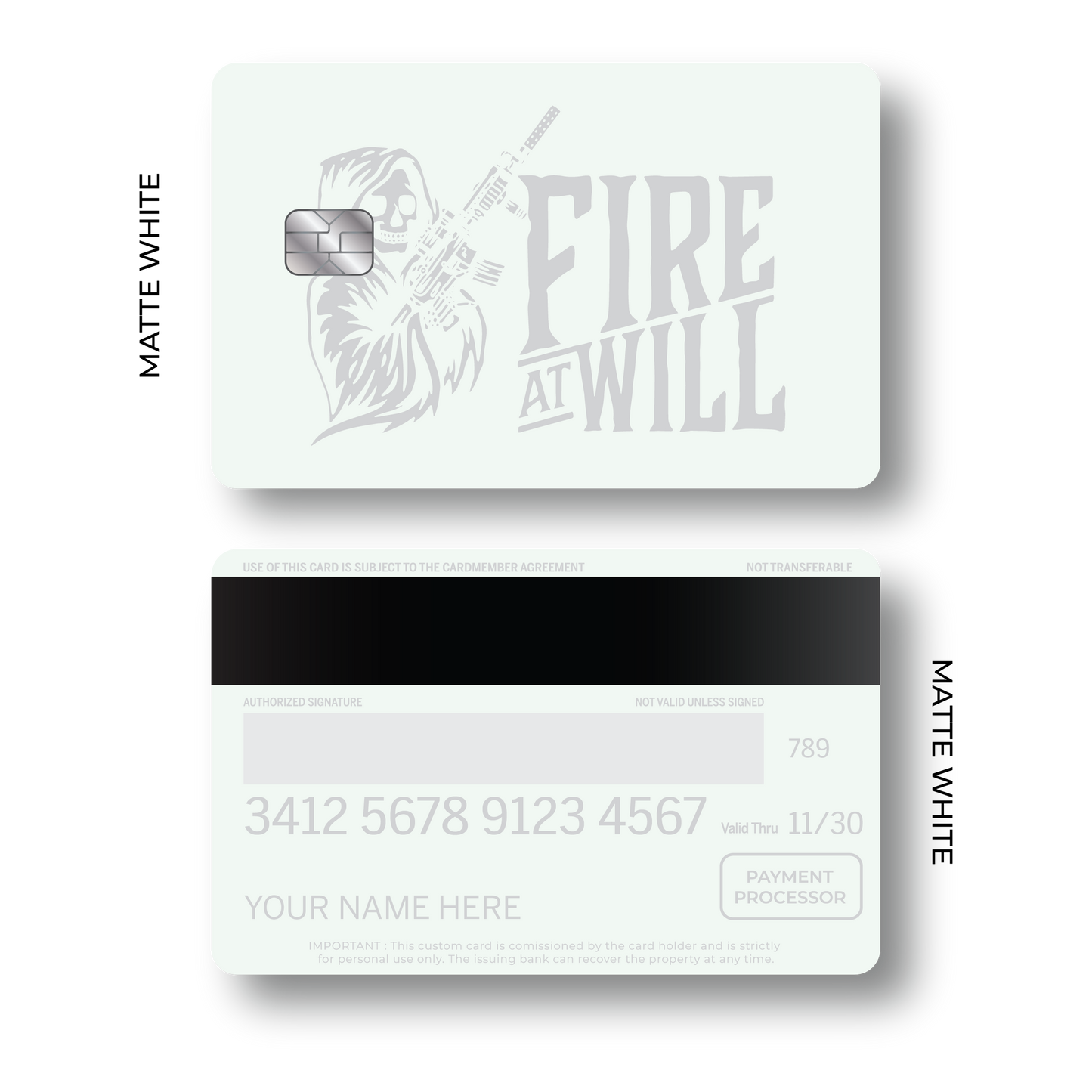 Metal Card Fire at Will