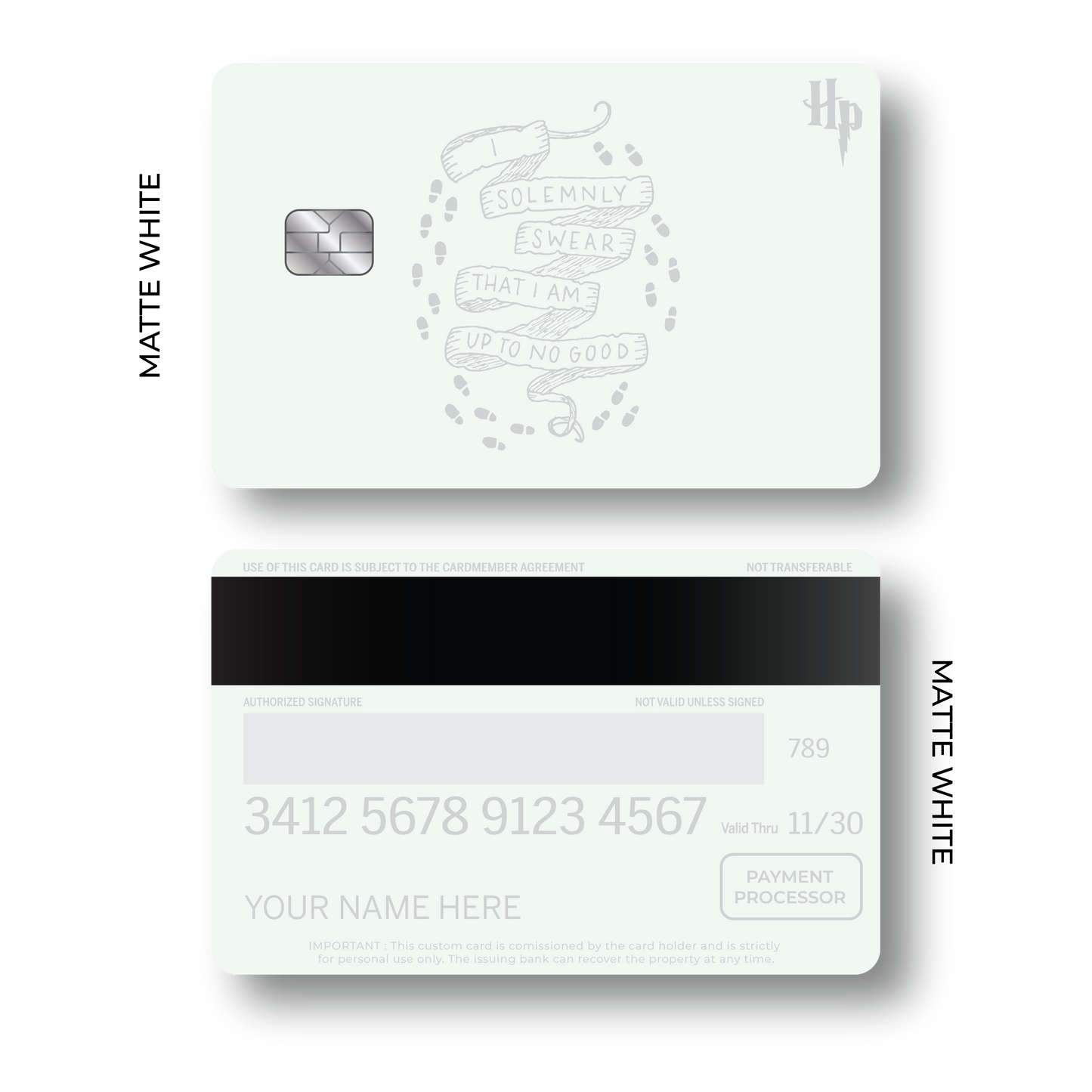 Metal Card Mischief Managed