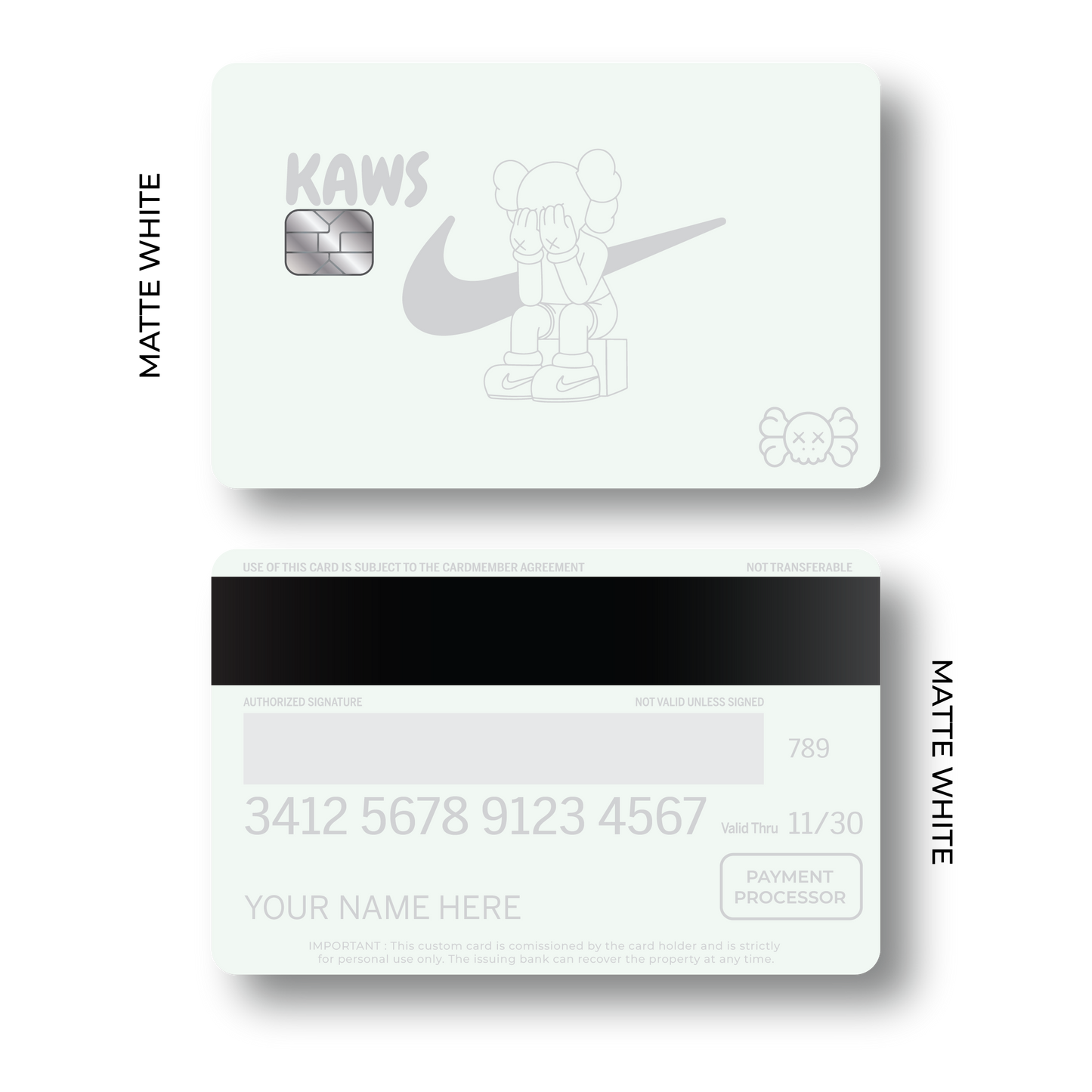 Metal Card Kaws