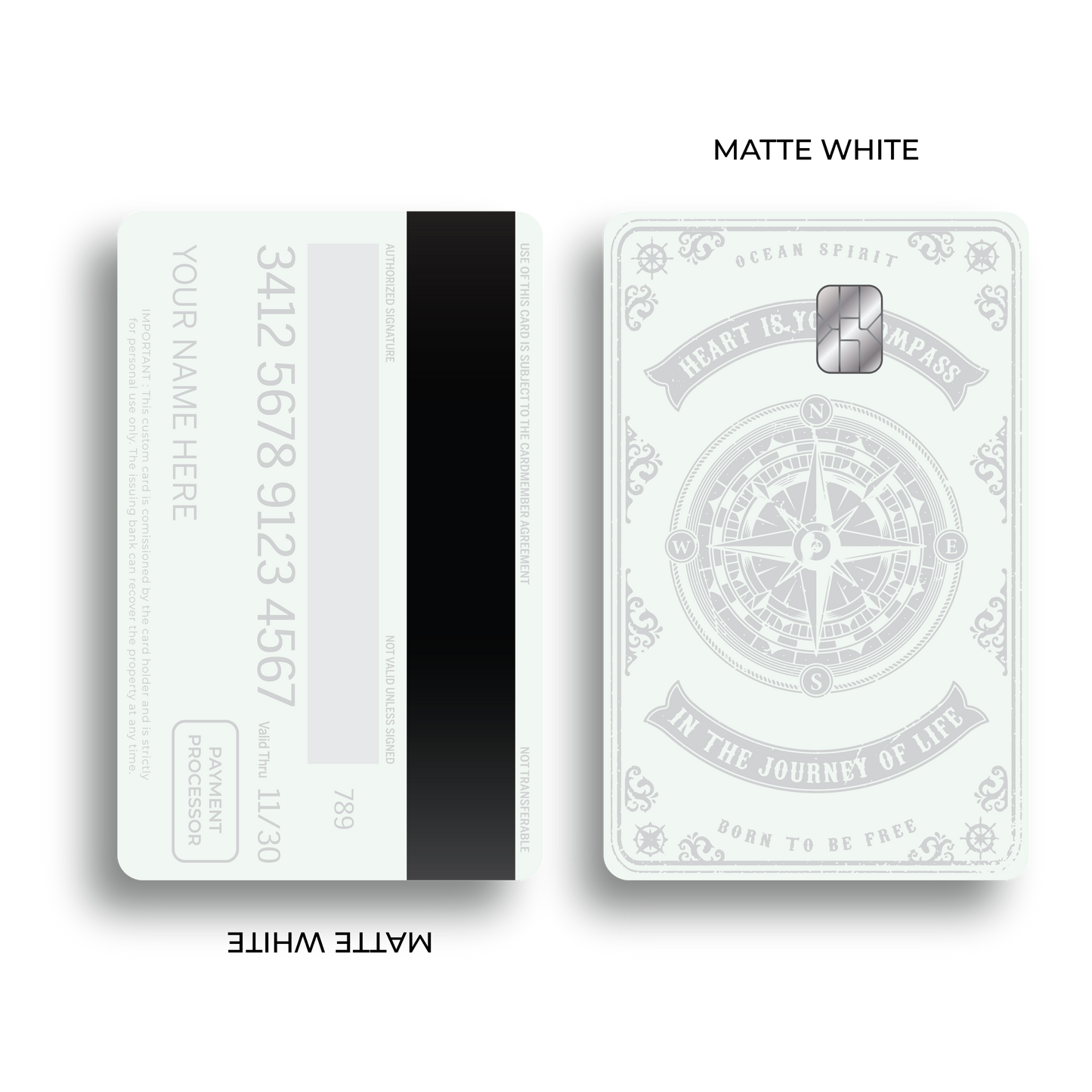 Metal Card Compass