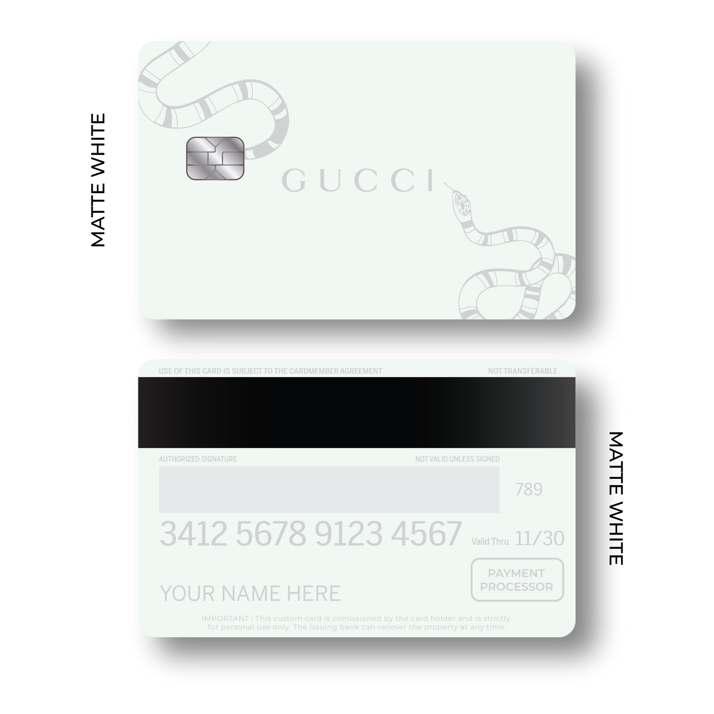 Metal Card Guccí