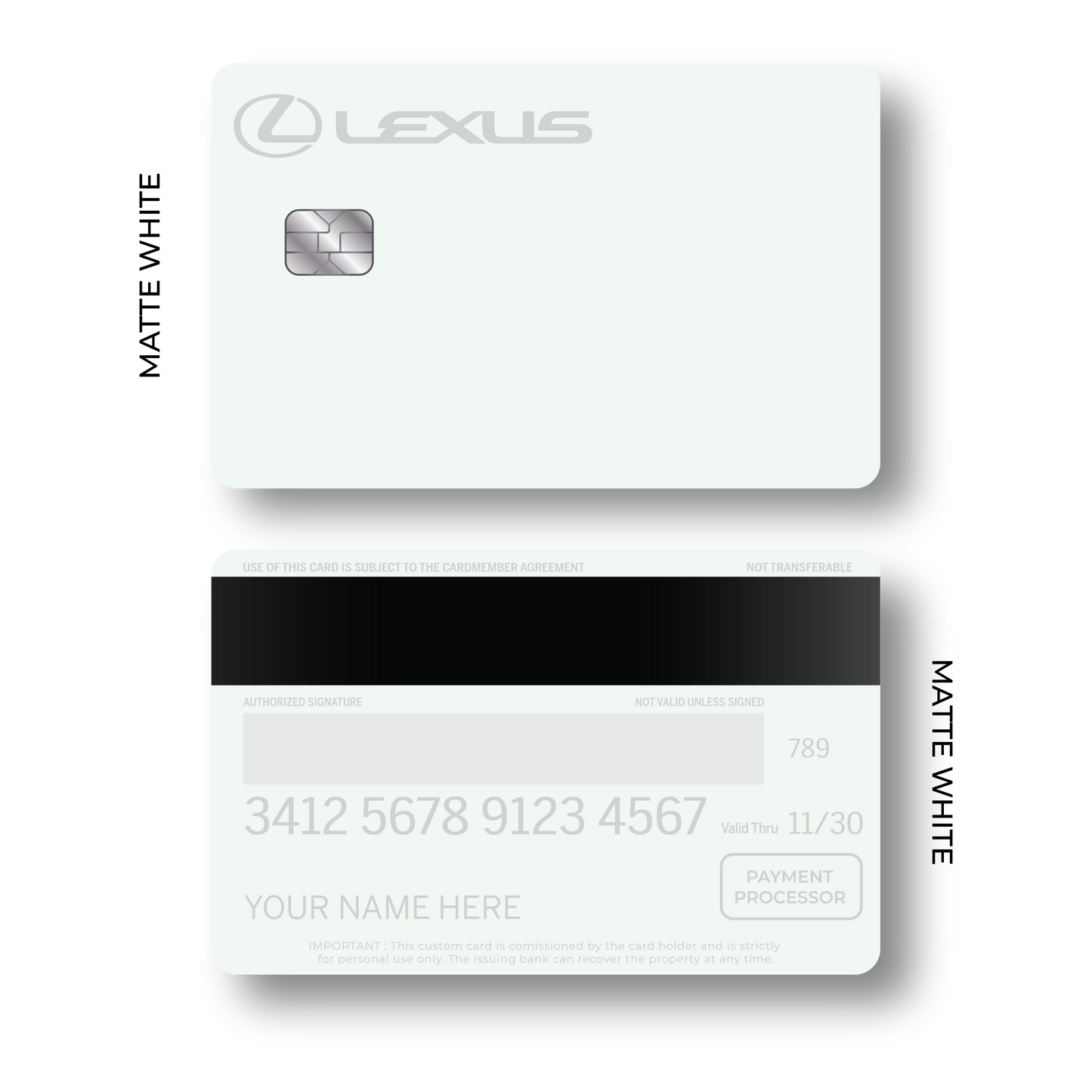 Metal Card Lexus
