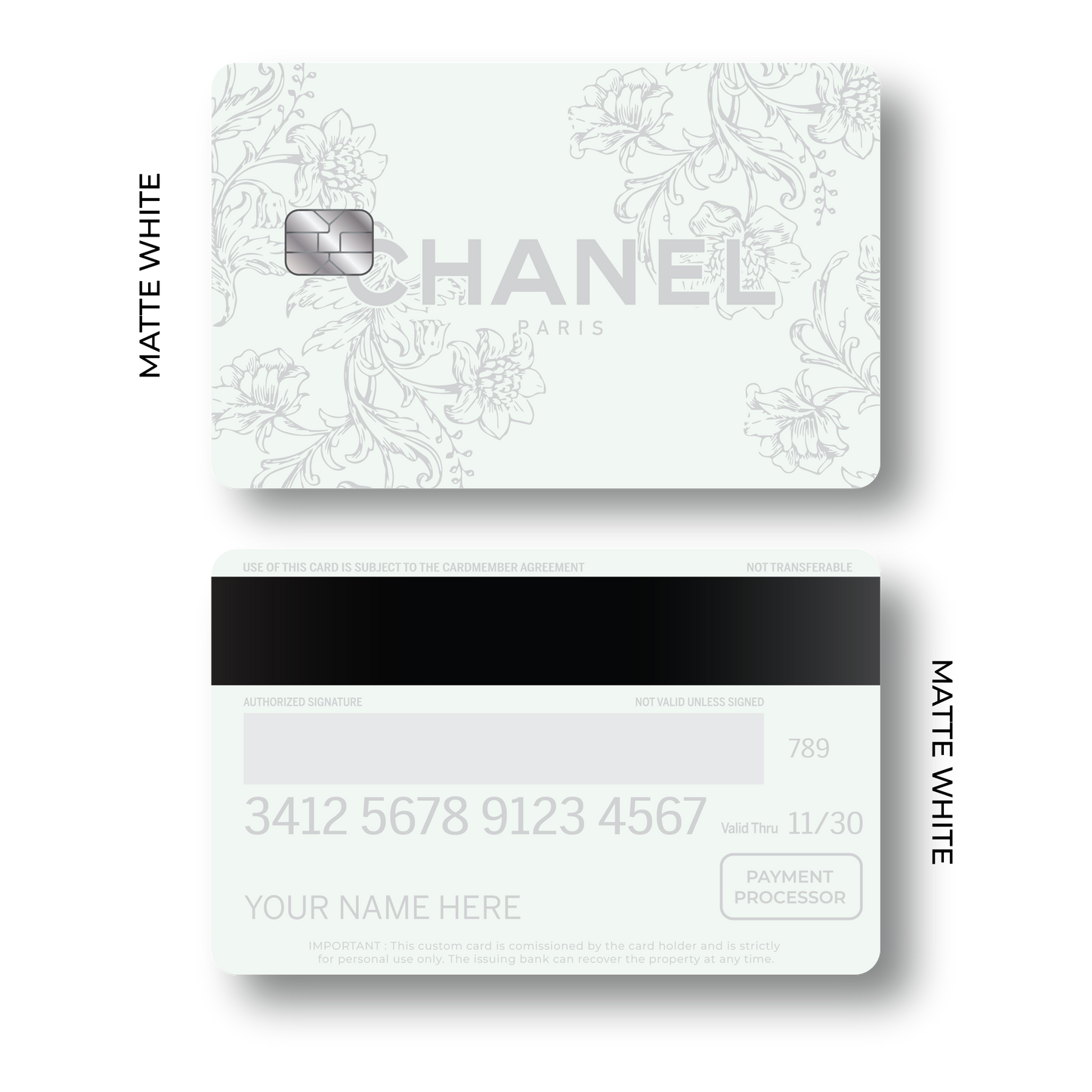 Metal Card Chanél
