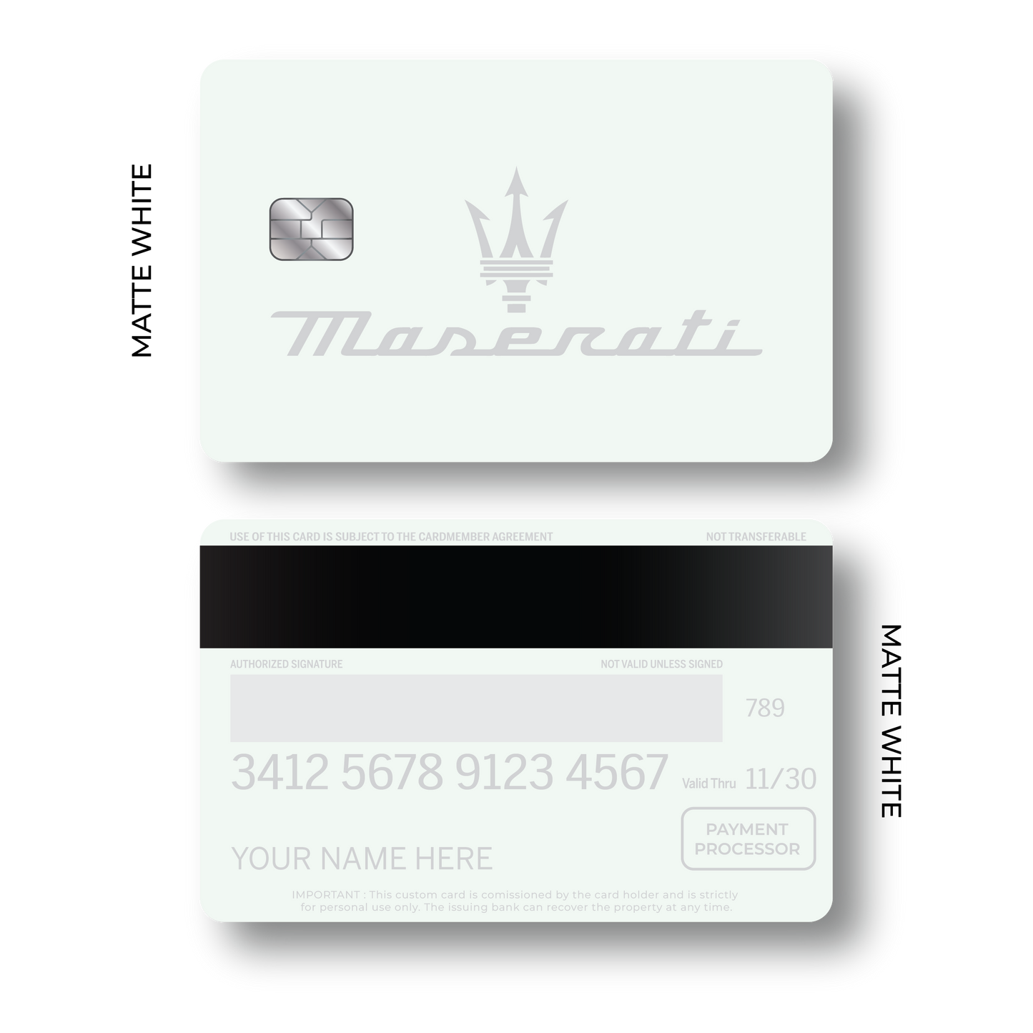 Metal Card Maseratí
