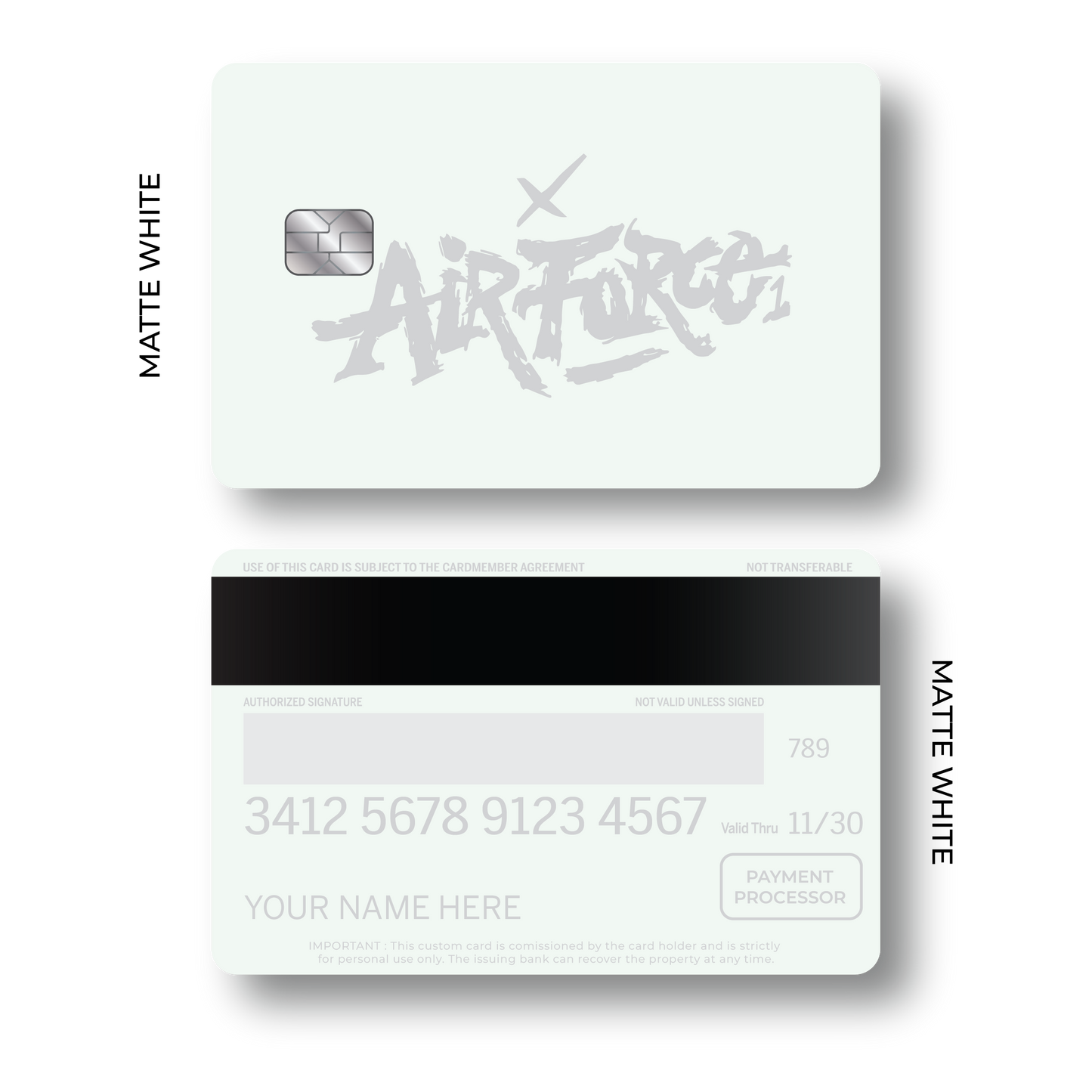 Metal Card Air Force