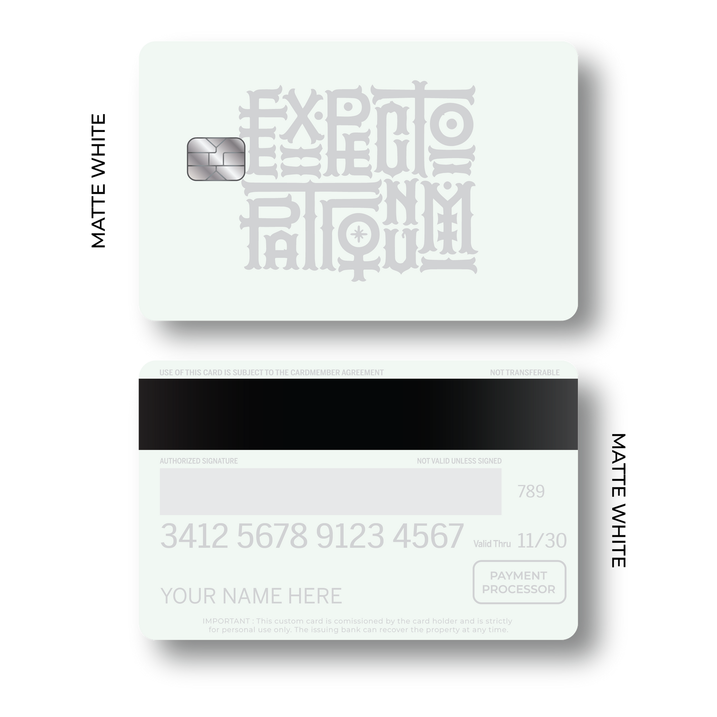 Metal Card Expecto Patronum