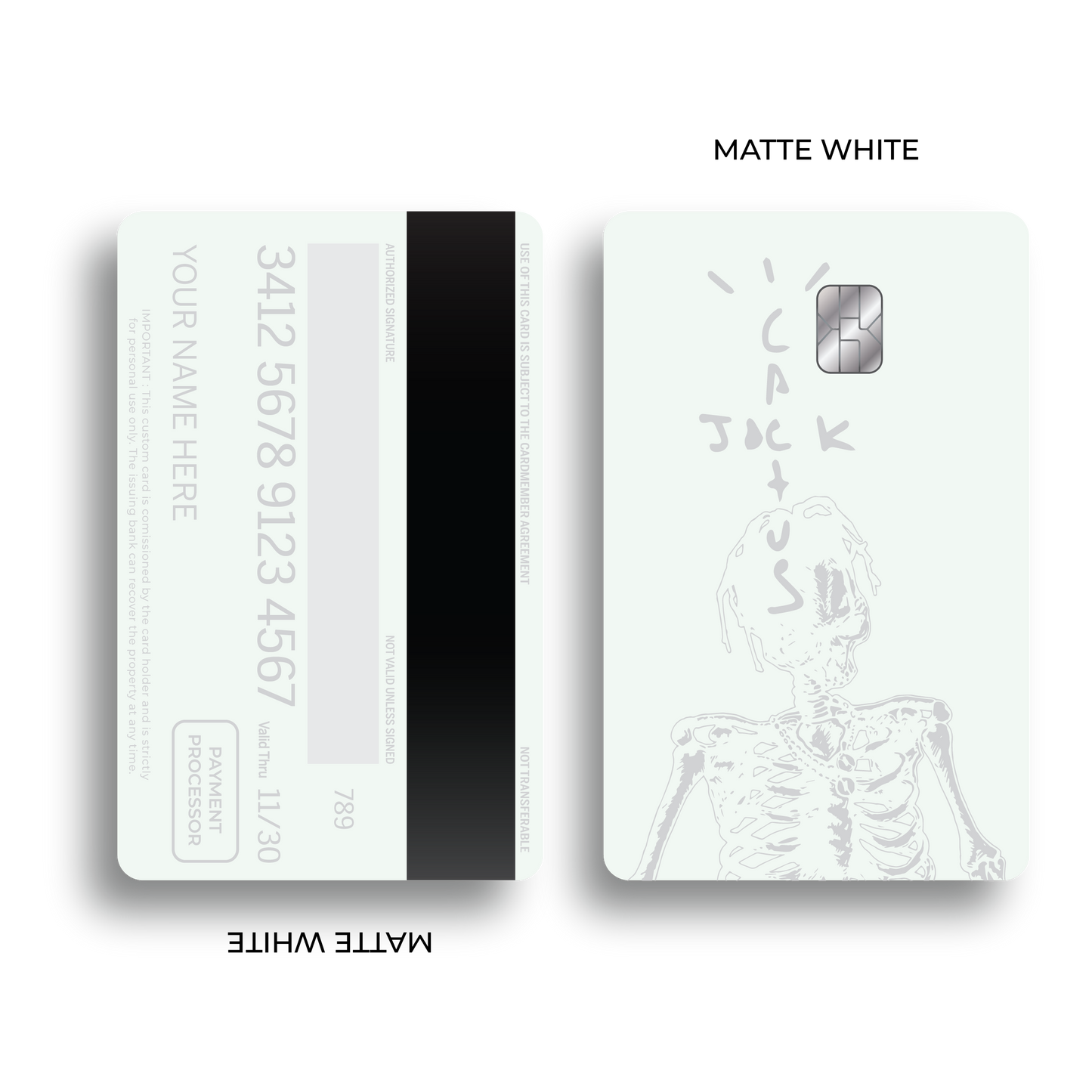 Metal Card Cactus Jack Skull