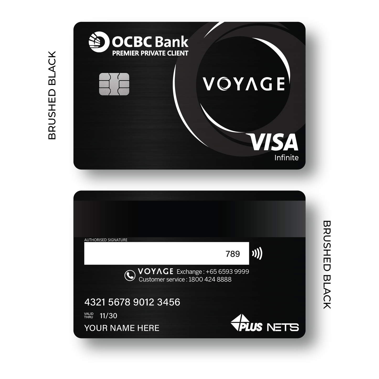 Metal Card OCBC Voyage