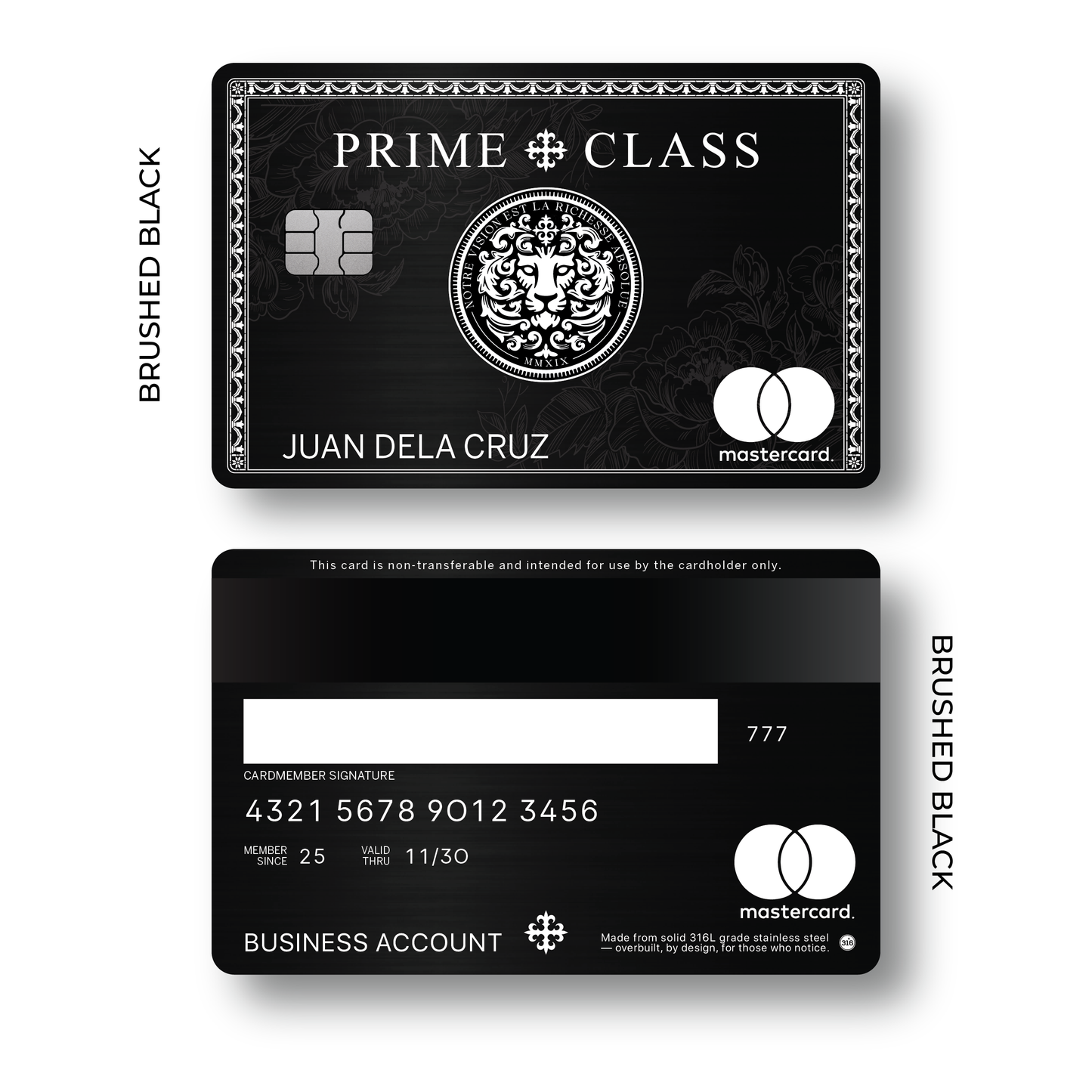 Metal Card Prime Class