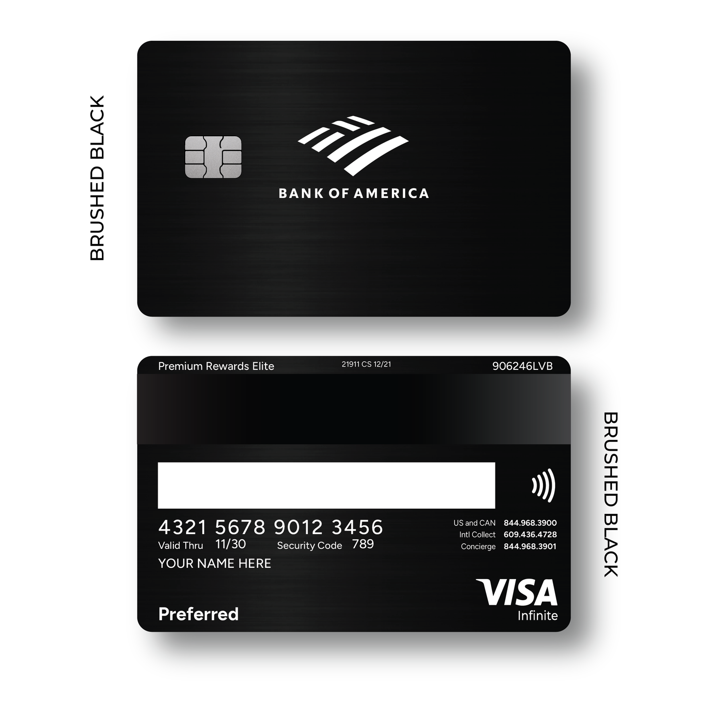 Metal Card Bank of America V2