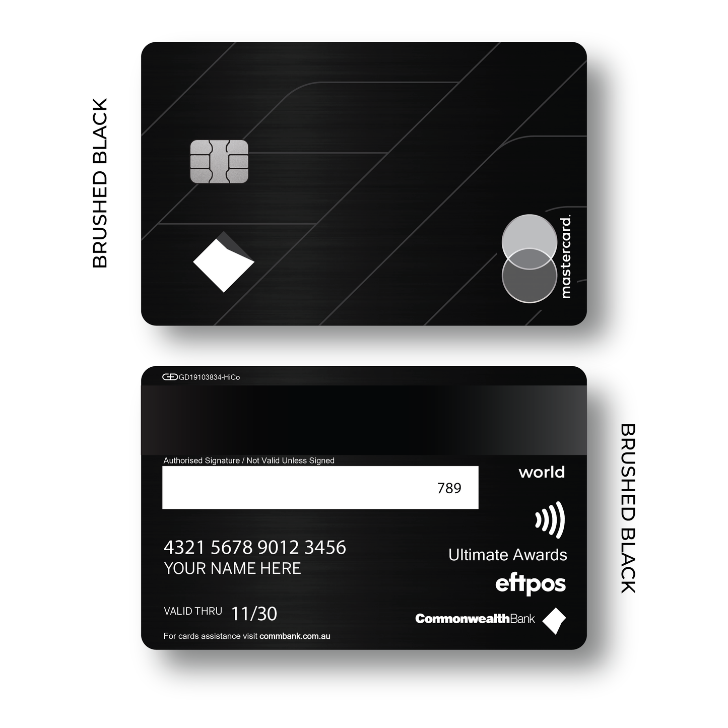 Metal Card Commbank AU