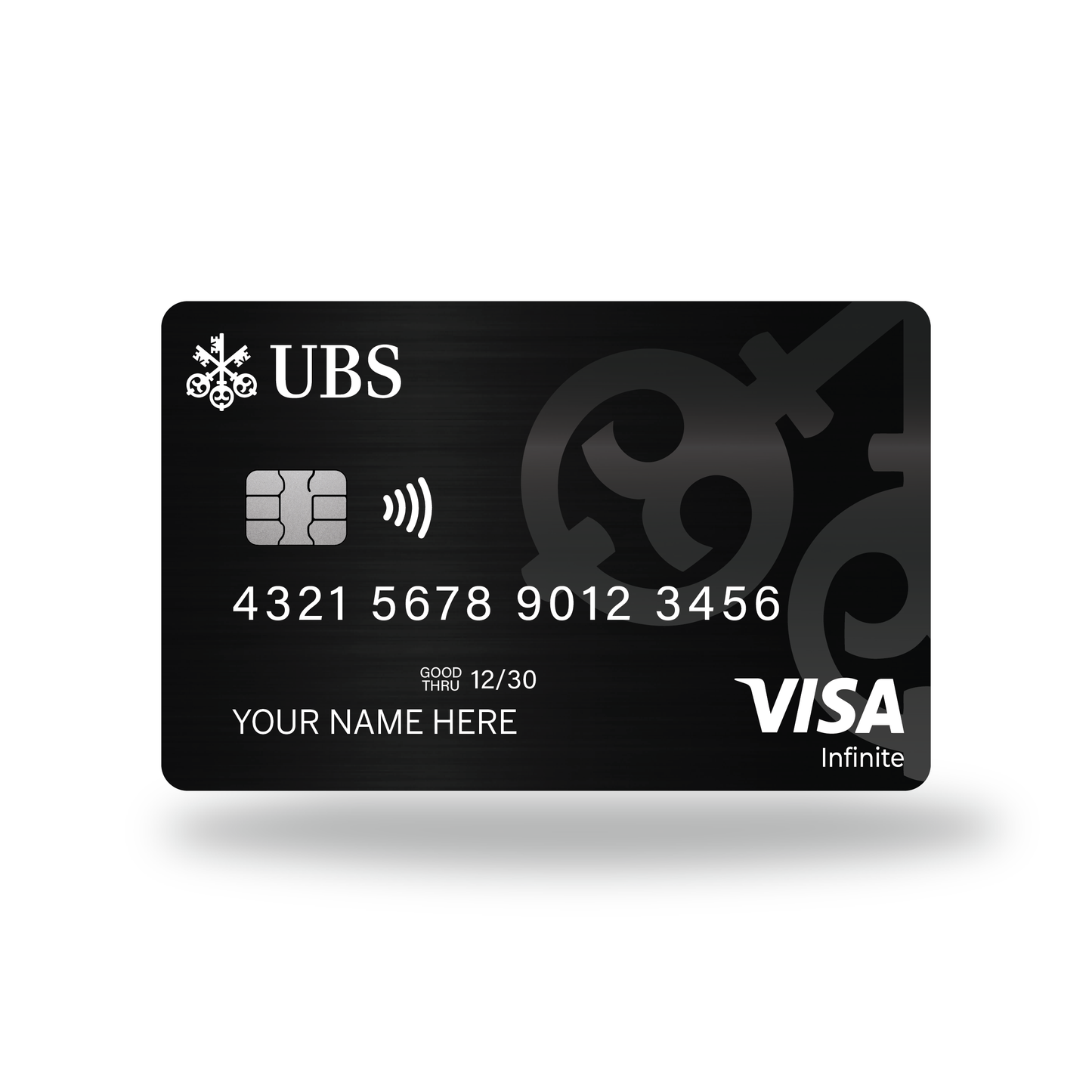 Metal Card UBS Visa Infinite