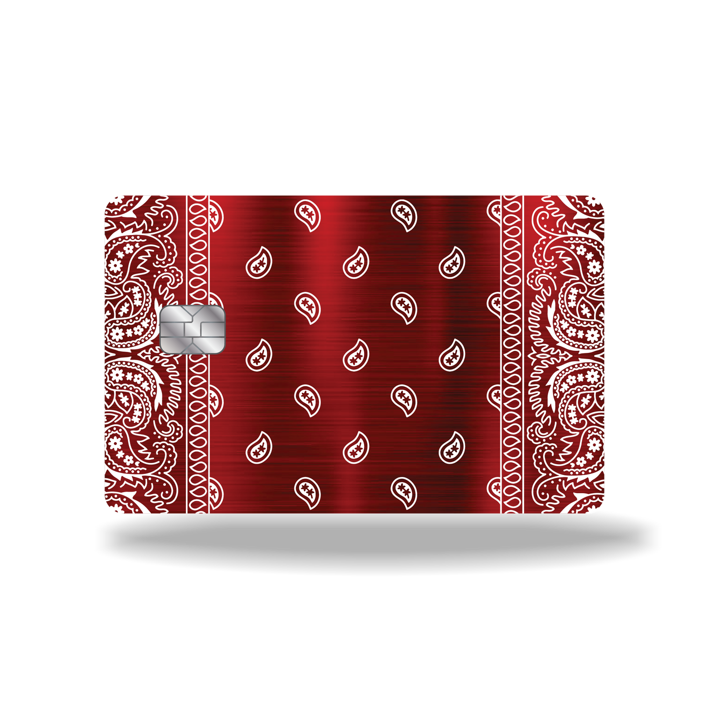 Metal Card Paisley