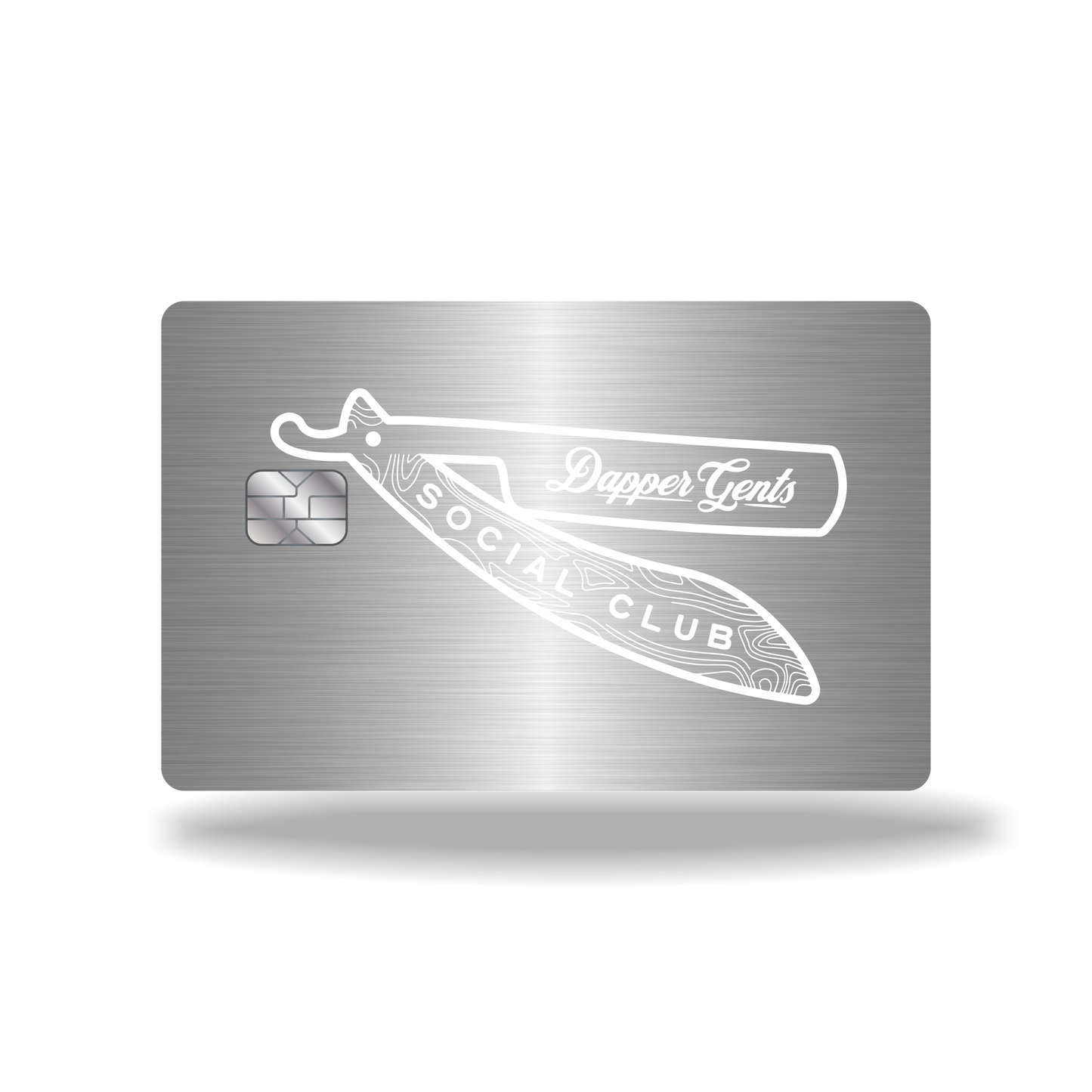 Metal Card Dapper Gents Social Club