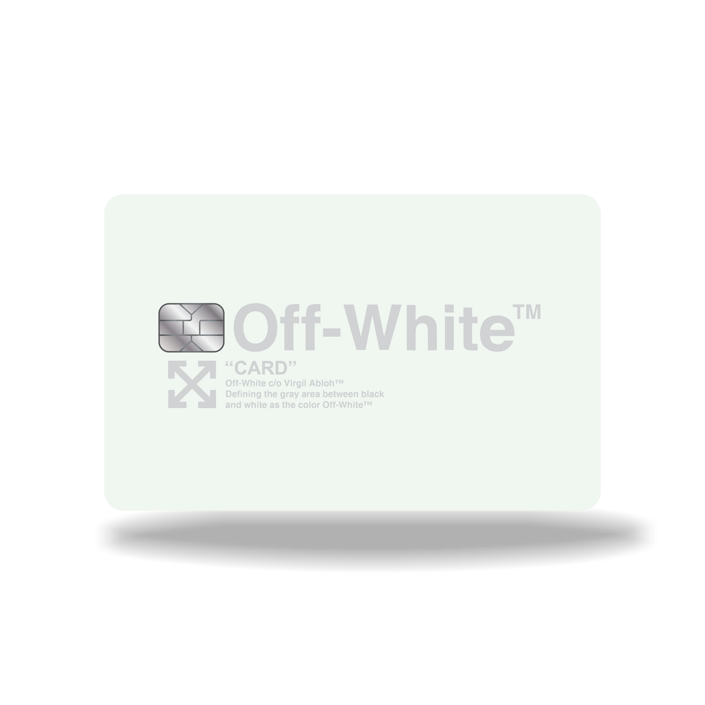 Metal Card Off White V1