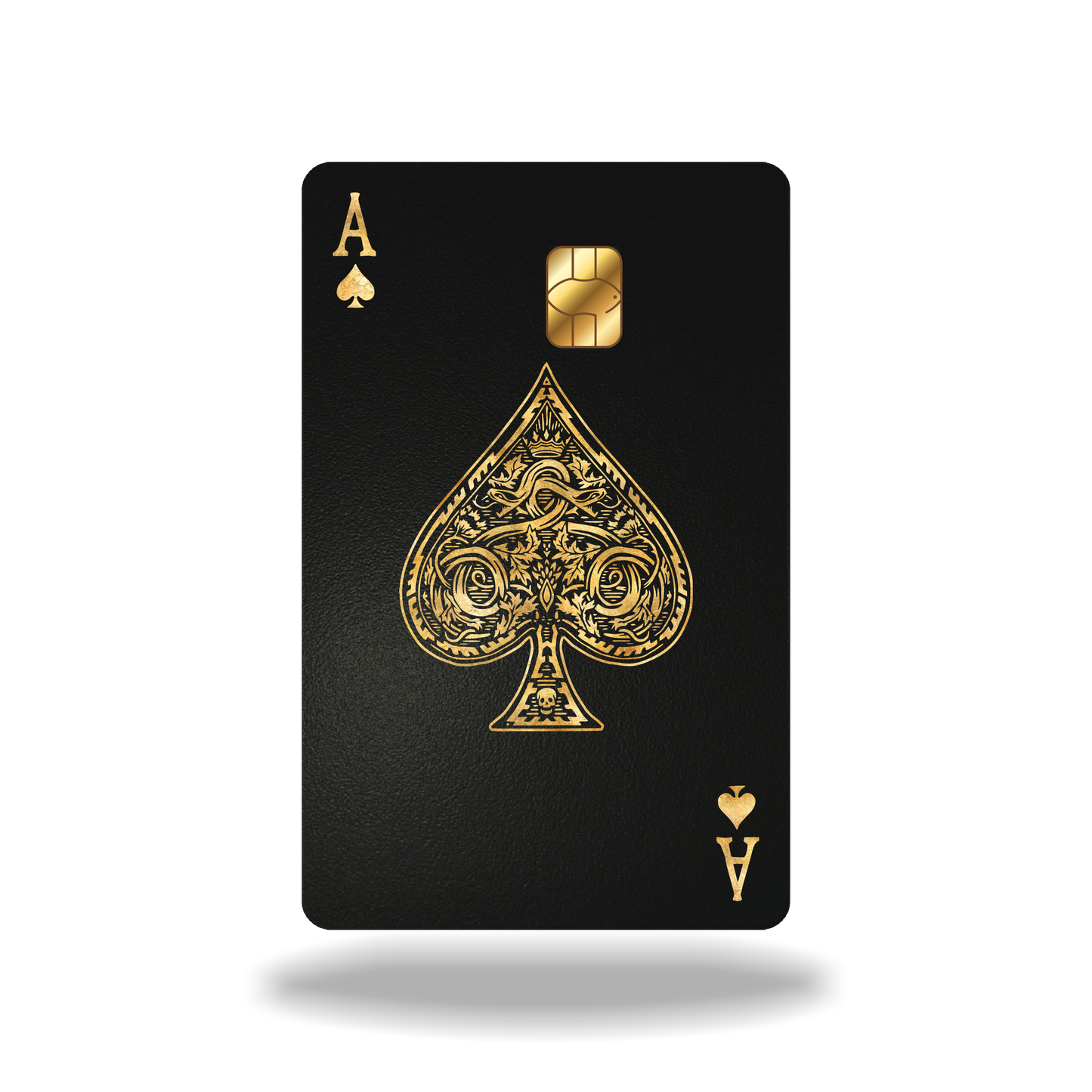 Metal Card Ace of Spades V3