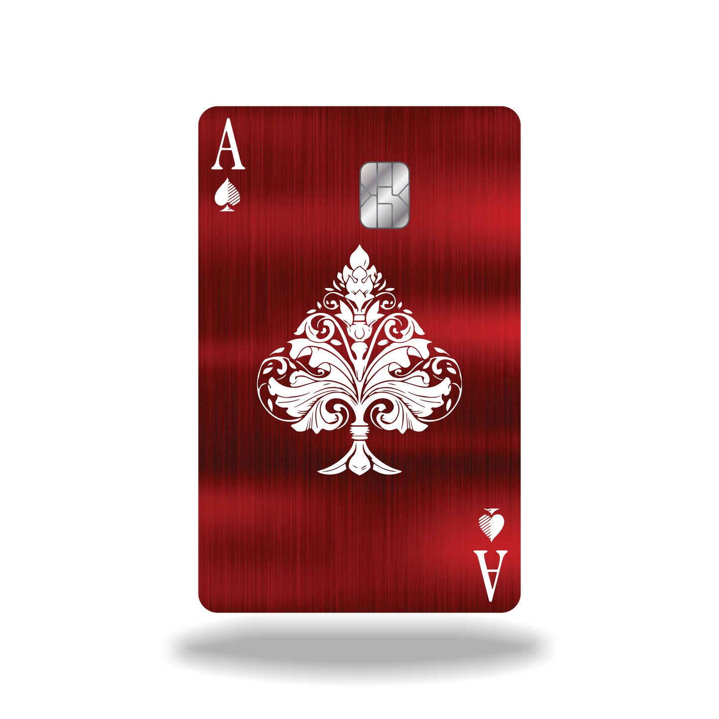 Metal Card Ace of Spades
